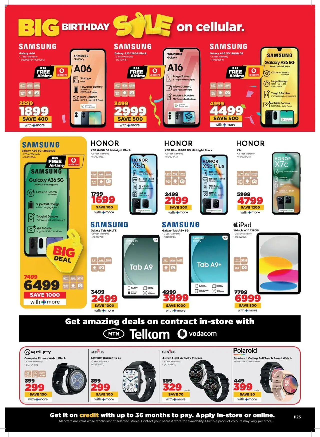 New HiFi Corp catalogue – valid from 25.09.2025 | Page: 23 | Products: Camera, Radio, Battery, Water