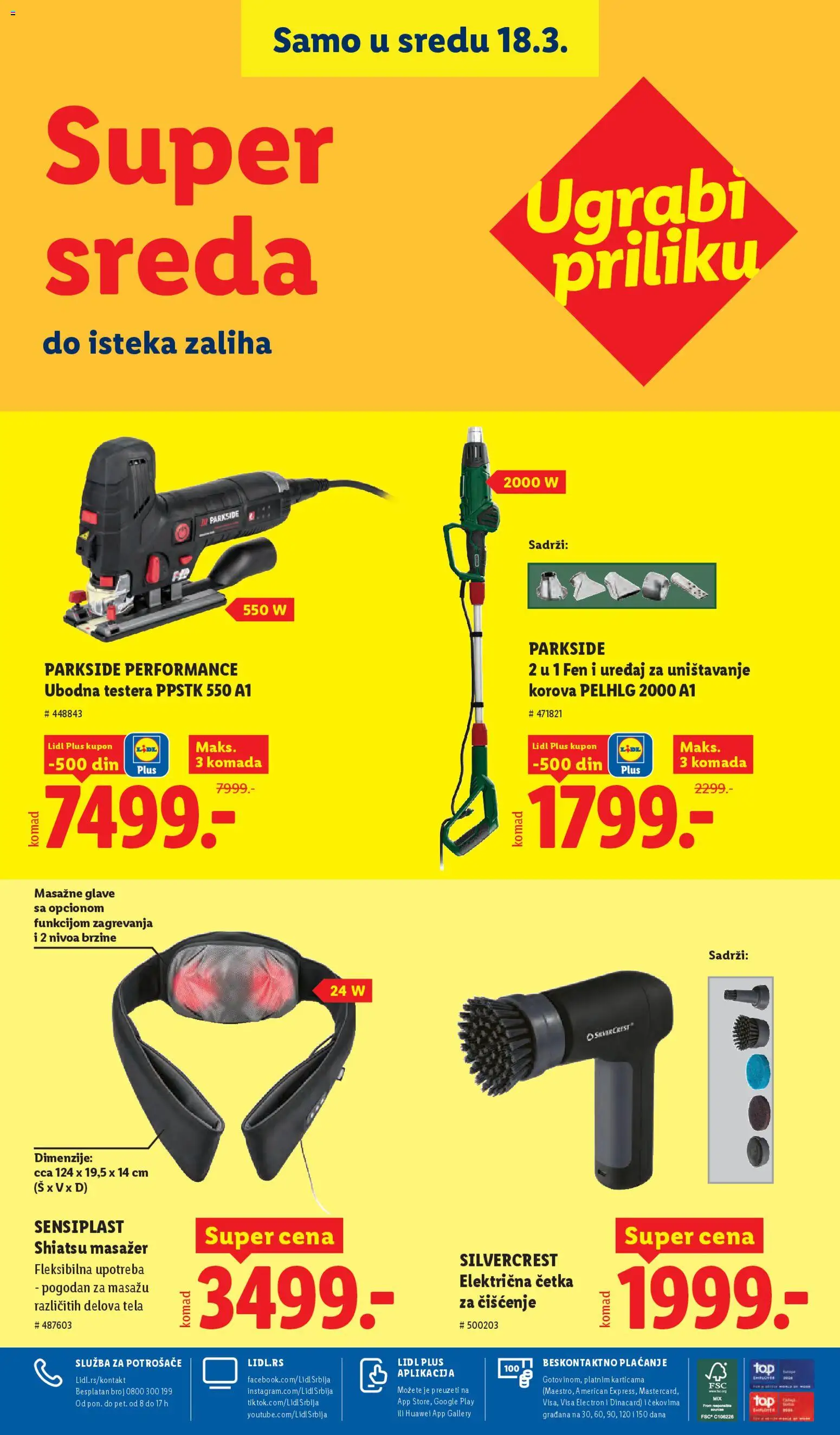 Lidl katalog - važi od 12.03.2026 | Strana: 84 | Proizvode: Silvercrest, Parkside, Fen, Četka