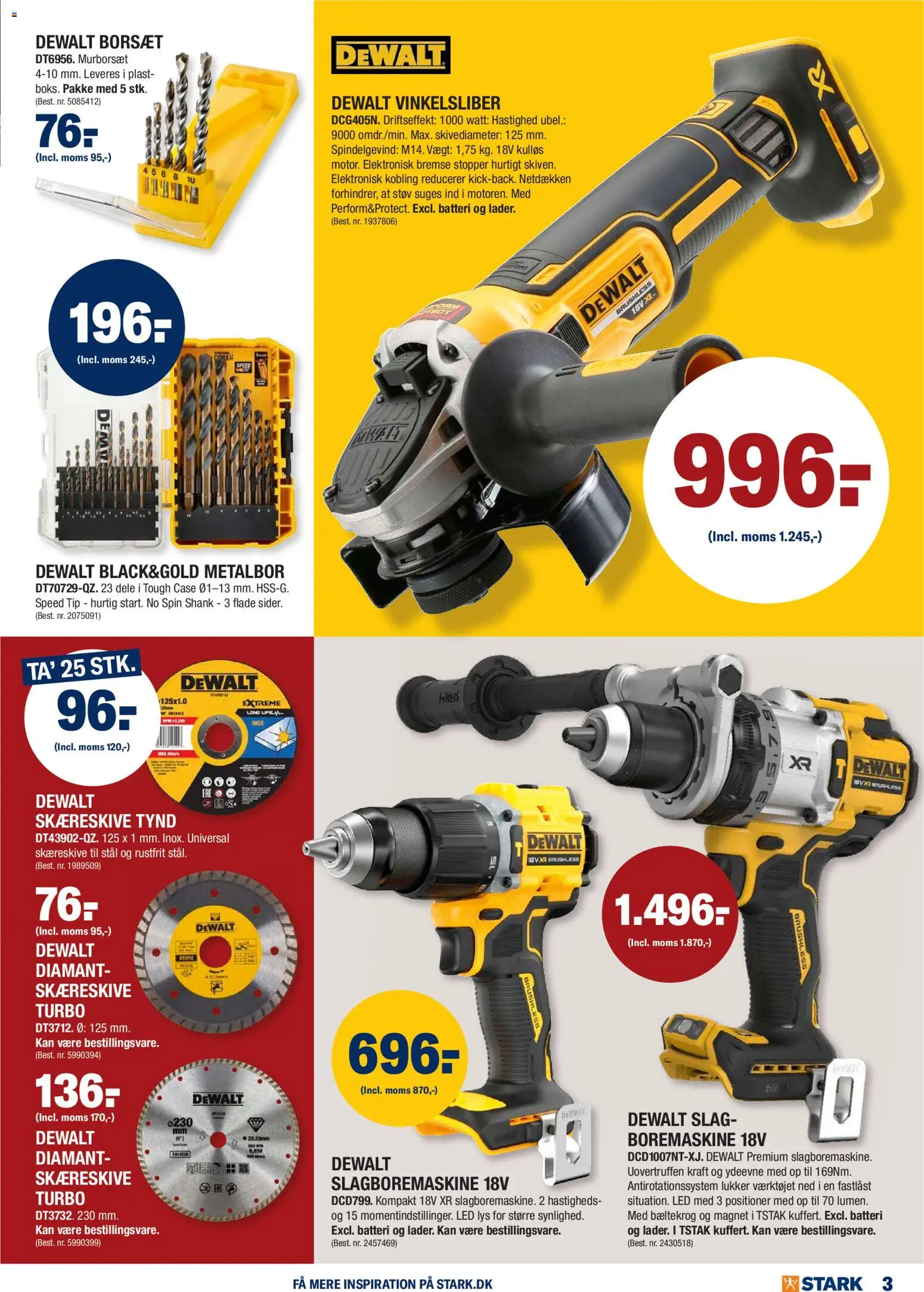 Stark tilbudsavis – gyldig fra 03.11.2025 | Side: 3 | Produkter: Case, Boremaskine, Magnet, Batteri