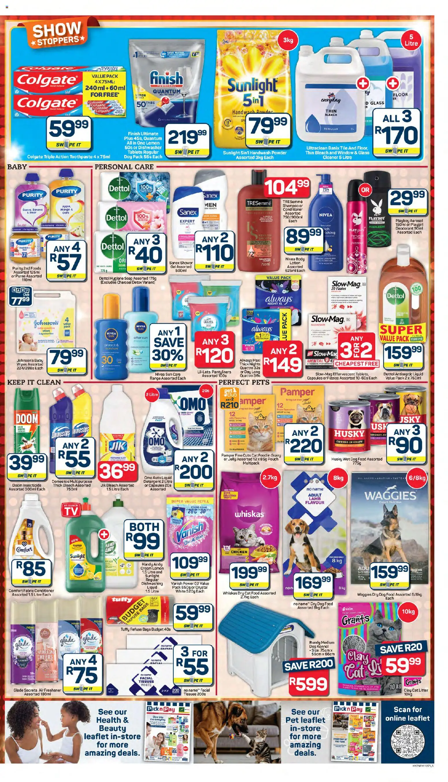 New Pick n Pay catalogue – valid from 23.02.2026 | Page: 5 | Products: Art, Bleach, Chicken, Gravy