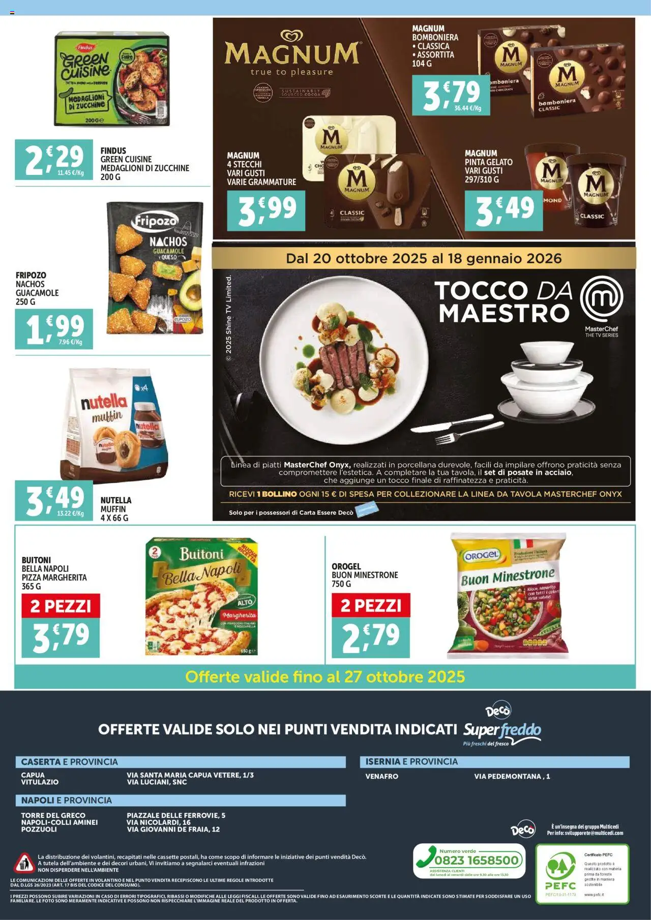 Volantino Decò del 16.10.2025 | Pagina: 8 | Prodotti: Posate, Nutella, The, TV