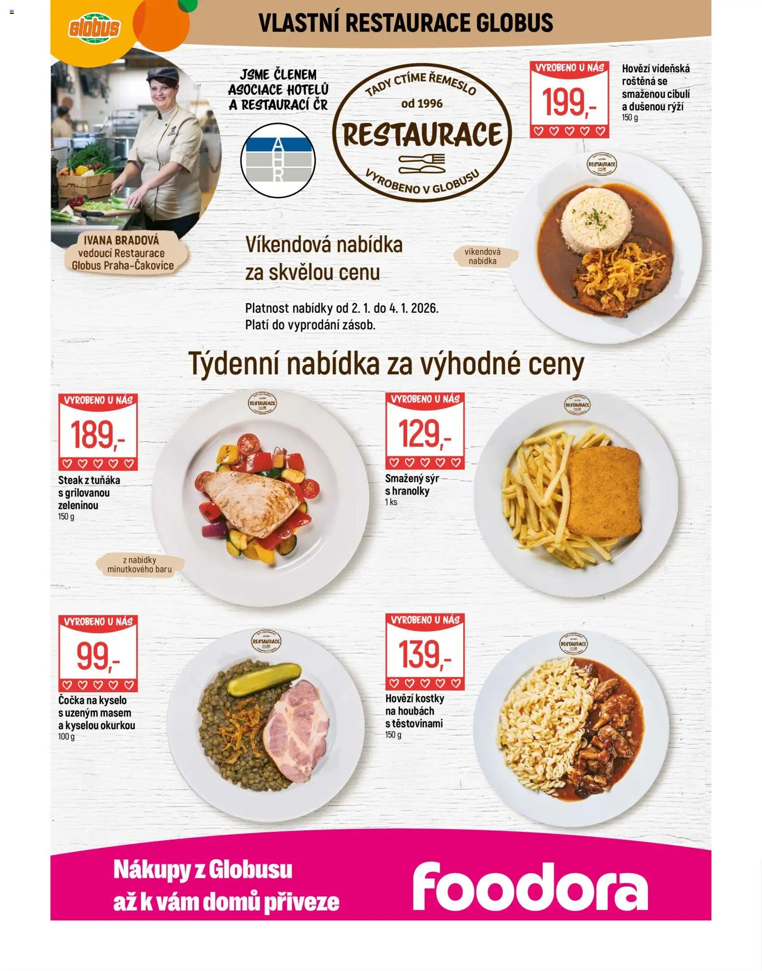 Globus leták - Praha Čakovice od 02.01.2026 | Strana: 7 | Produkty: Hovězí, Sýr, Steak, Rýži