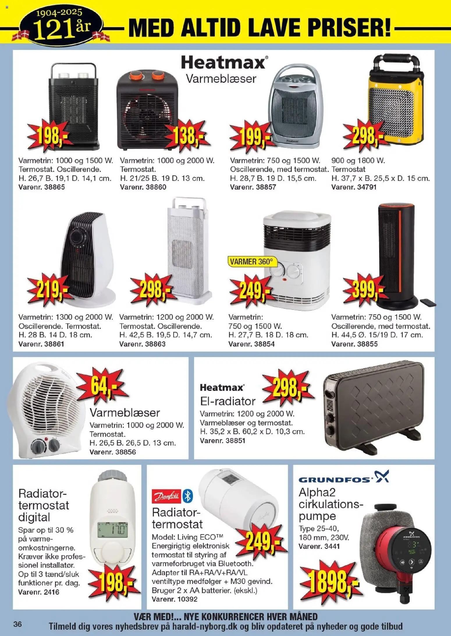 Harald Nyborg tilbudsavis – gyldig fra 30.10.2025 | Side: 42 | Produkter: Radiator