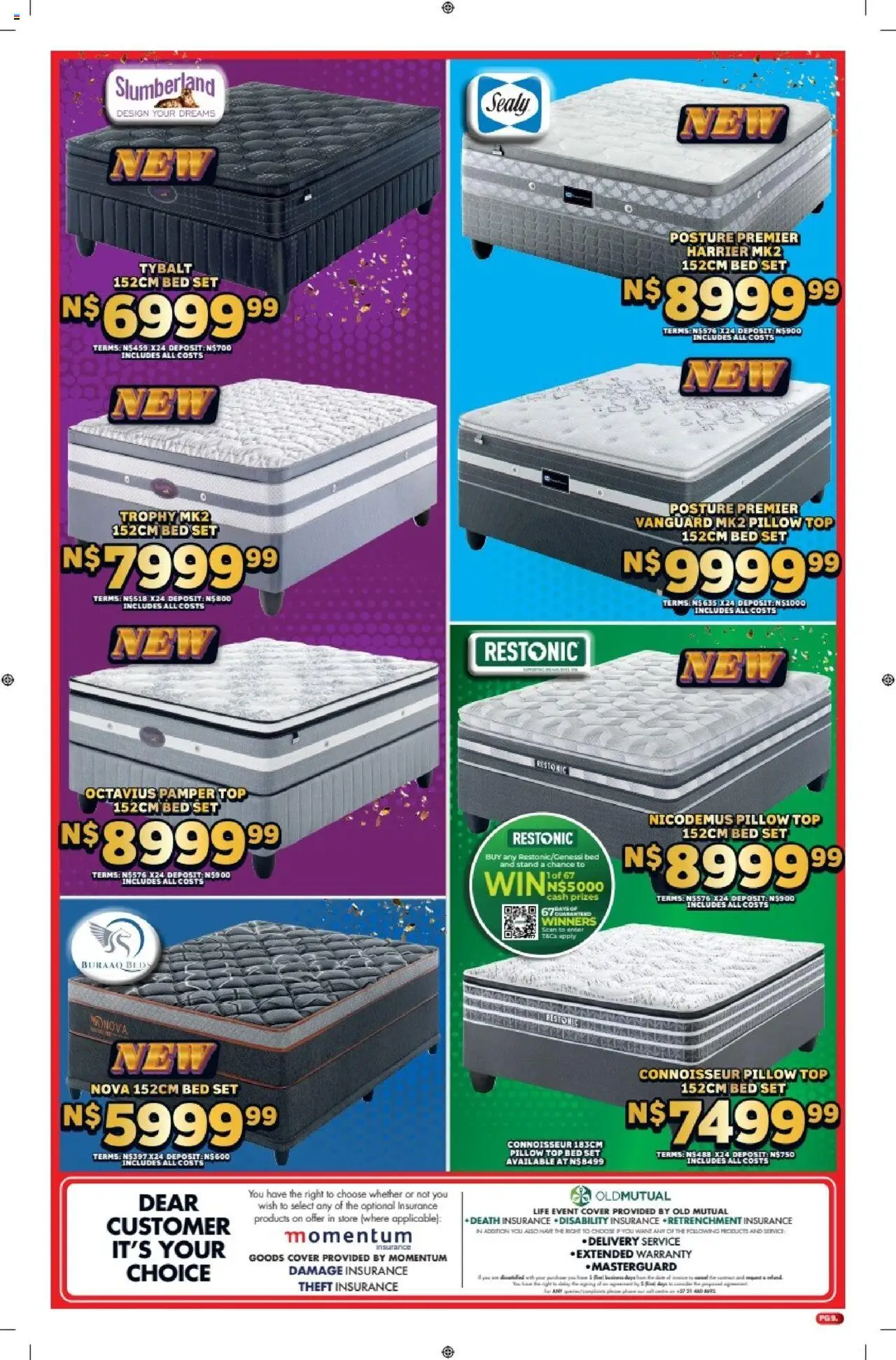 Lewis Stores - Namibia Brochure │ valid from 11.08.2025 | Page: 9 | Products: Cover, Bed, Pillow