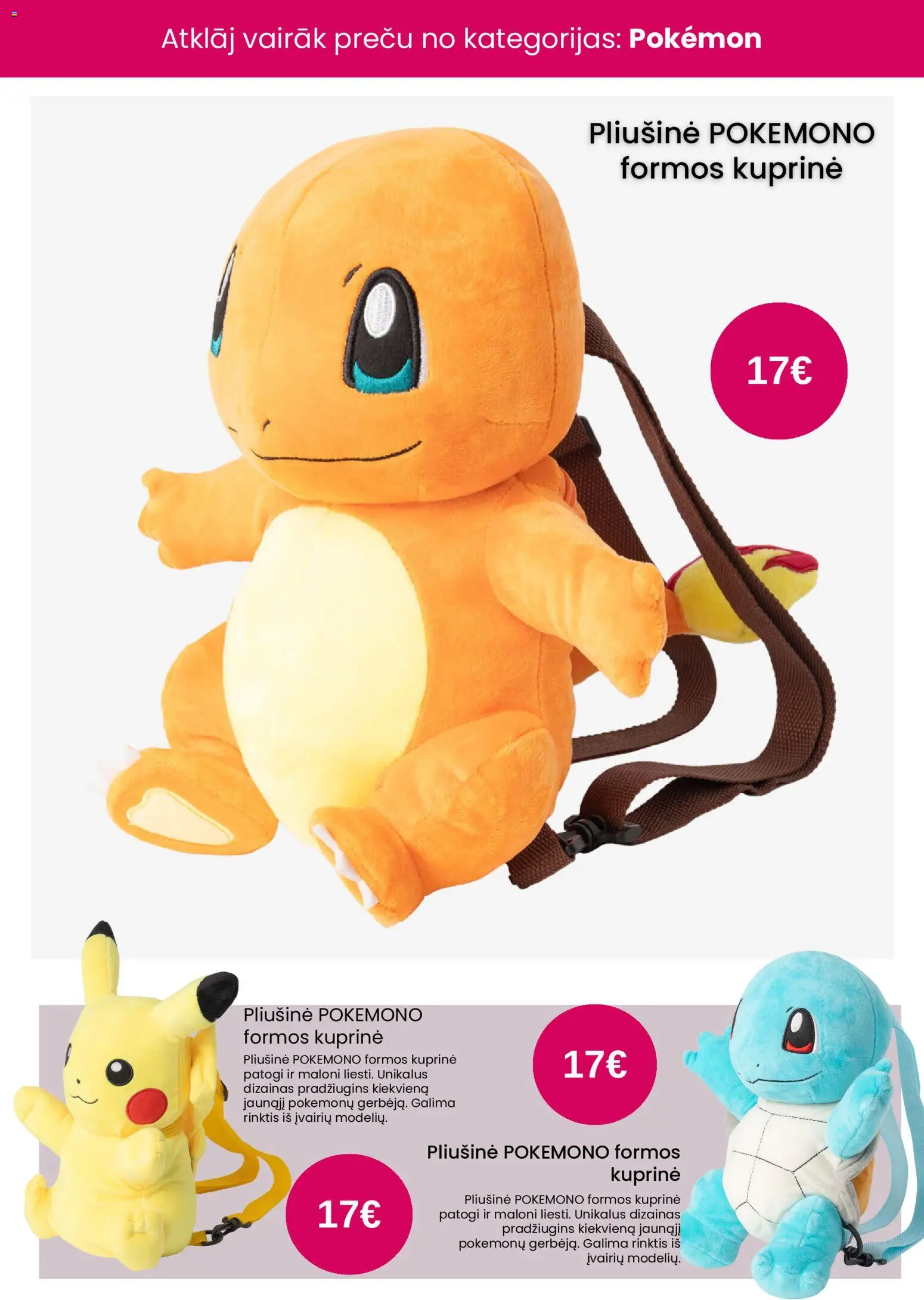 Pepco akcijos nuo 15.01.2026 | Puslapis: 10 | Prekių: Kuprinė