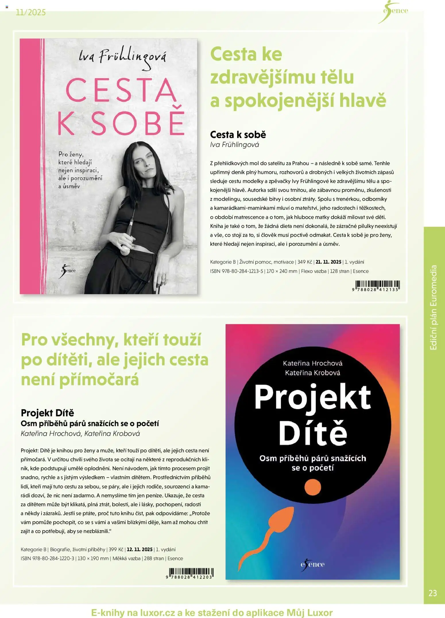 Luxor leták - listopad 2025 od 01.11.2025 | Strana: 23 | Produkty: Kniha
