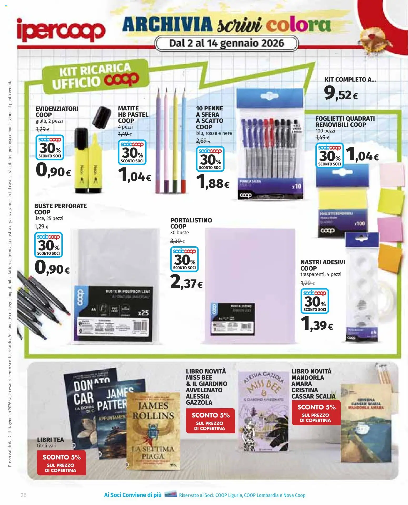 Volantino Ipercoop del 02.01.2026 | Pagina: 26 | Prodotti: Data, Penne