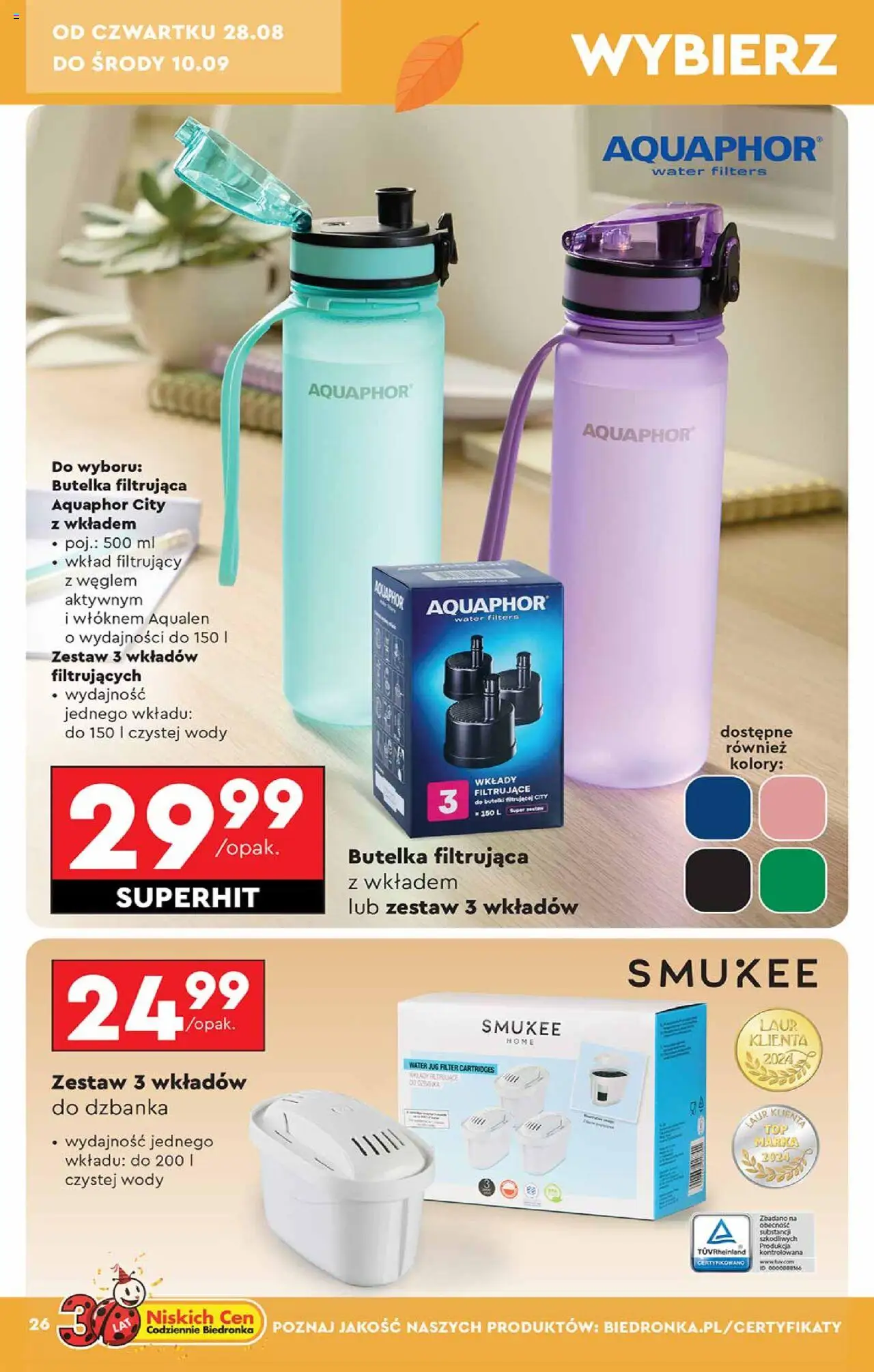 Biedronka gazetka - Hity i inspiracje od 25.08.2025 | Strona: 26