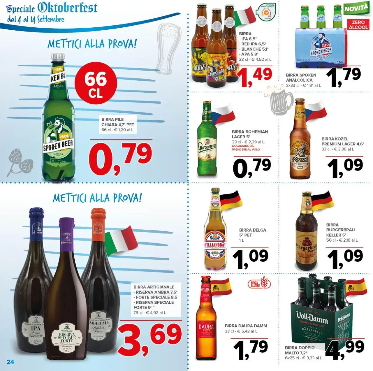 Volantino Todis del 04.09.2025 | Pagina: 24 | Prodotti: Birra