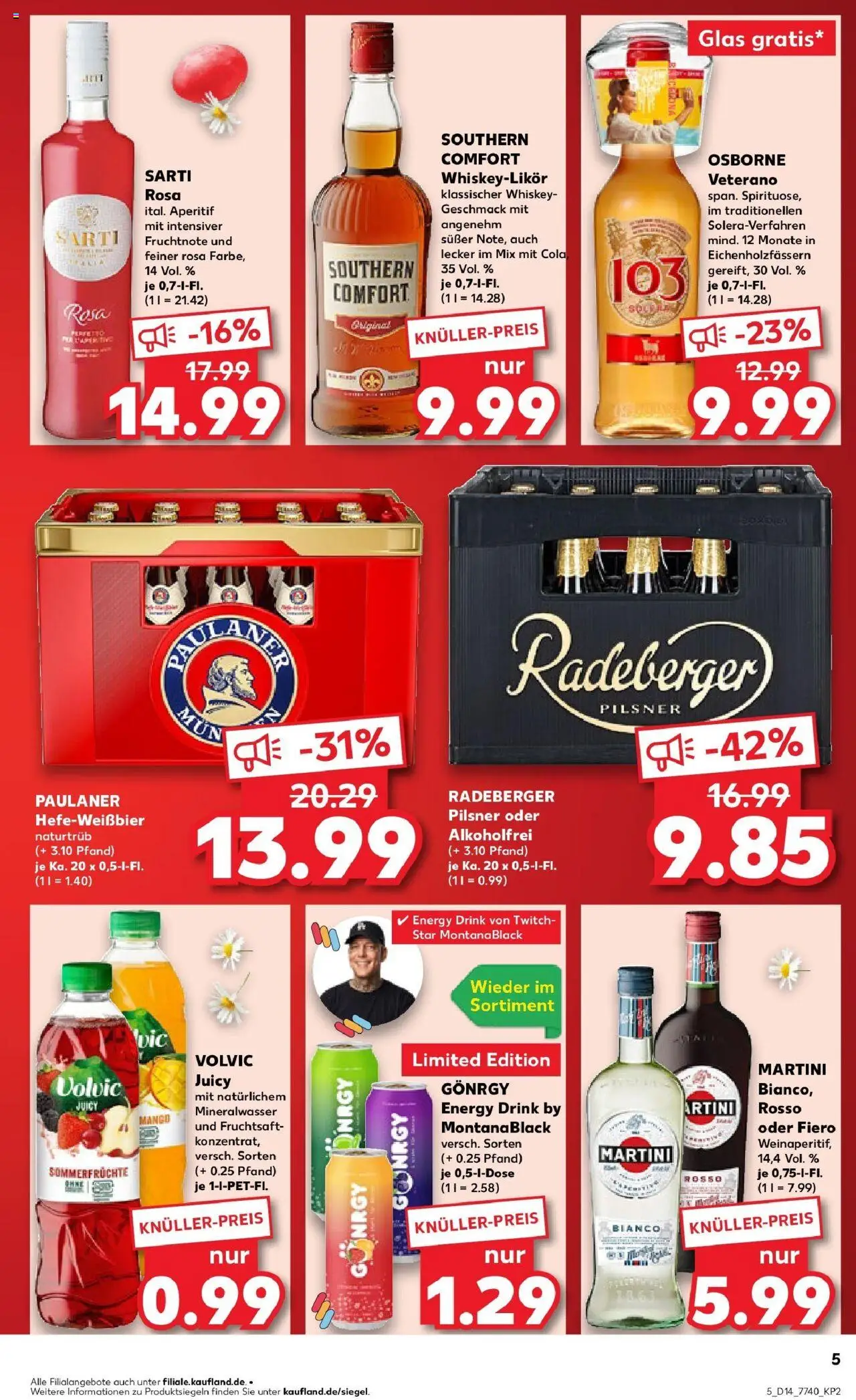 Kaufland - Nürnberg, Fürther Straße 187 - gültig ab dem 03.04.2025 | Seite: 5 | Produkte: Mango, Southern comfort, Fruchtsaft, Whiskey