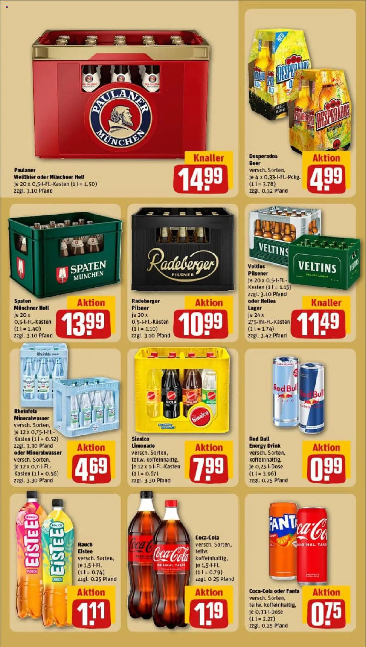 Rewe prospekt Ascheberg	 - gültig ab dem 27.07.2025 | Seite: 22 | Produkte: Coca cola, Cola, Energy, Weißbier