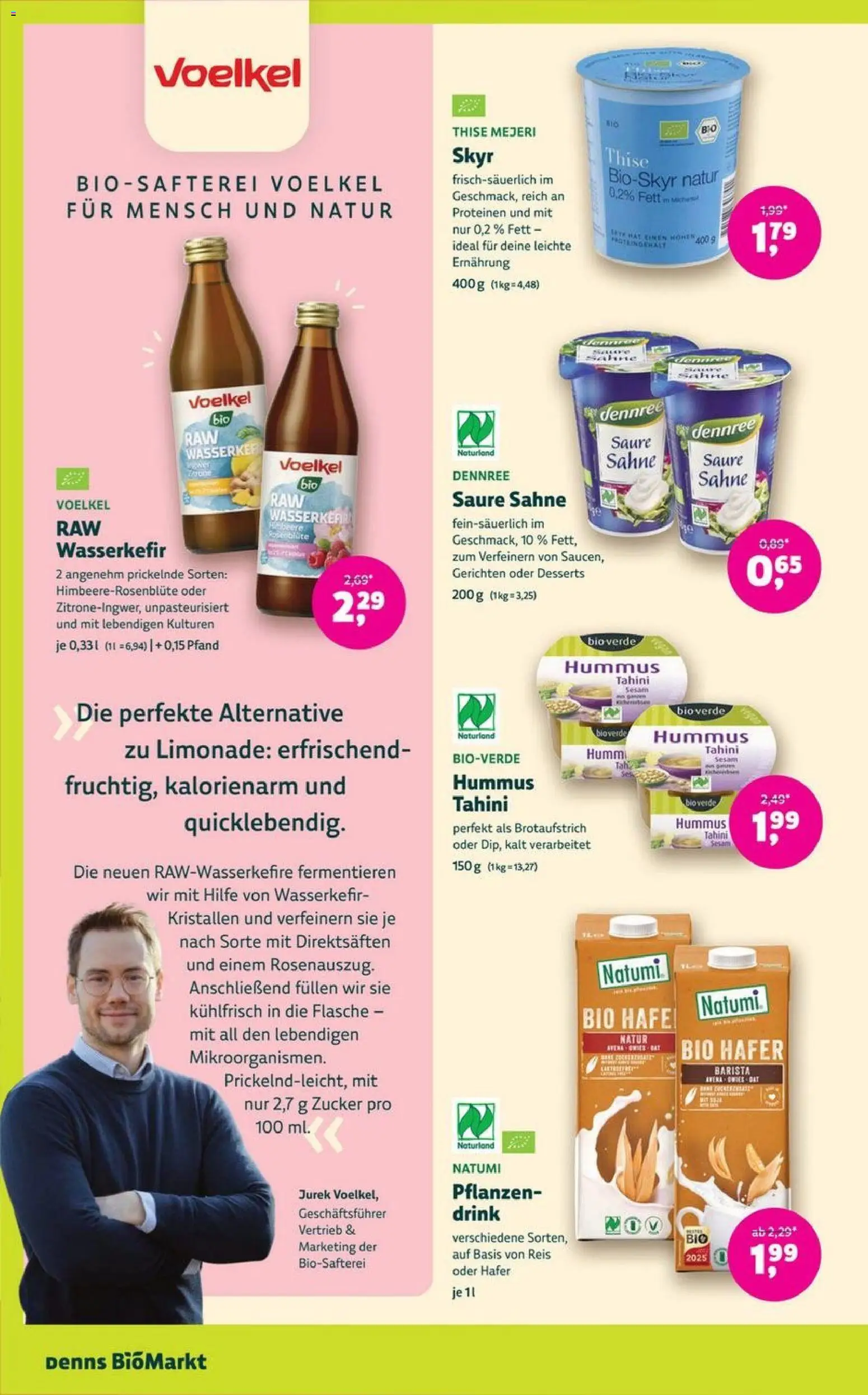 Denns BioMarkt Angebote – gültig ab 08.04.2026 | Seite: 6 | Produkte: Limonade, Zucker, Reis, Sahne