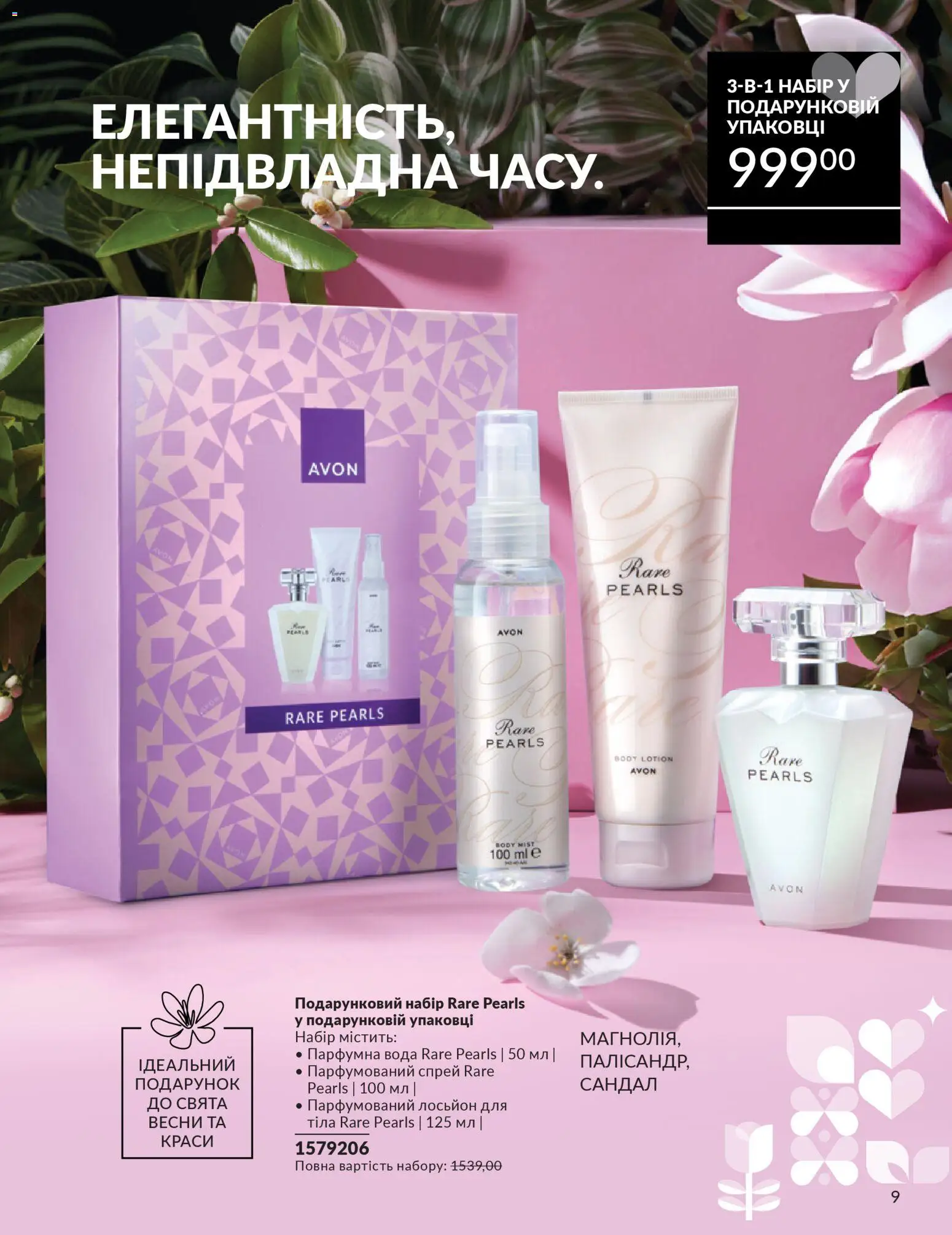 AVON Kаталог - дійснийкції з 01.02.2026 | Сторінка: 9 | Товари: Вода, Лосьйон