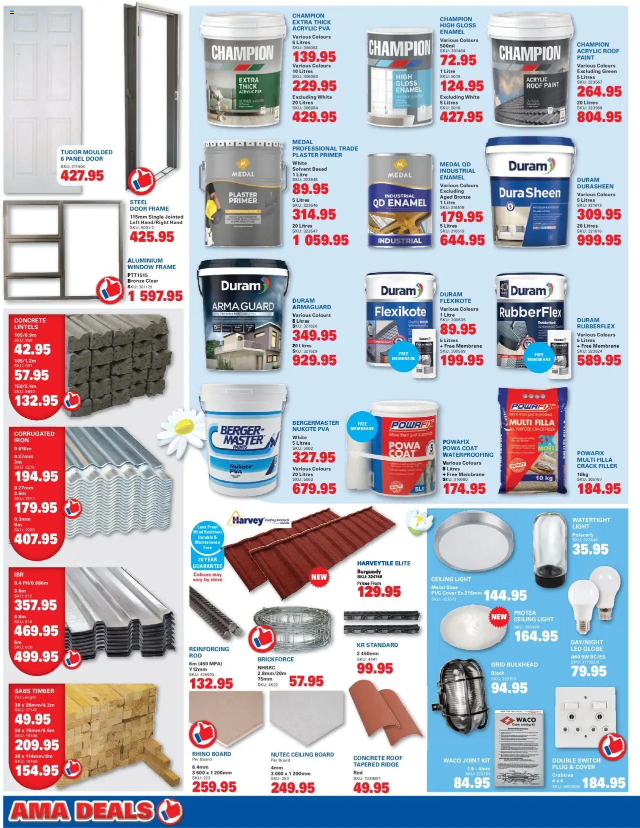 Cashbuild Catalogue │ valid from 25.08.2025 | Page: 2 | Products: Frame, Door frame, Paint, Switch