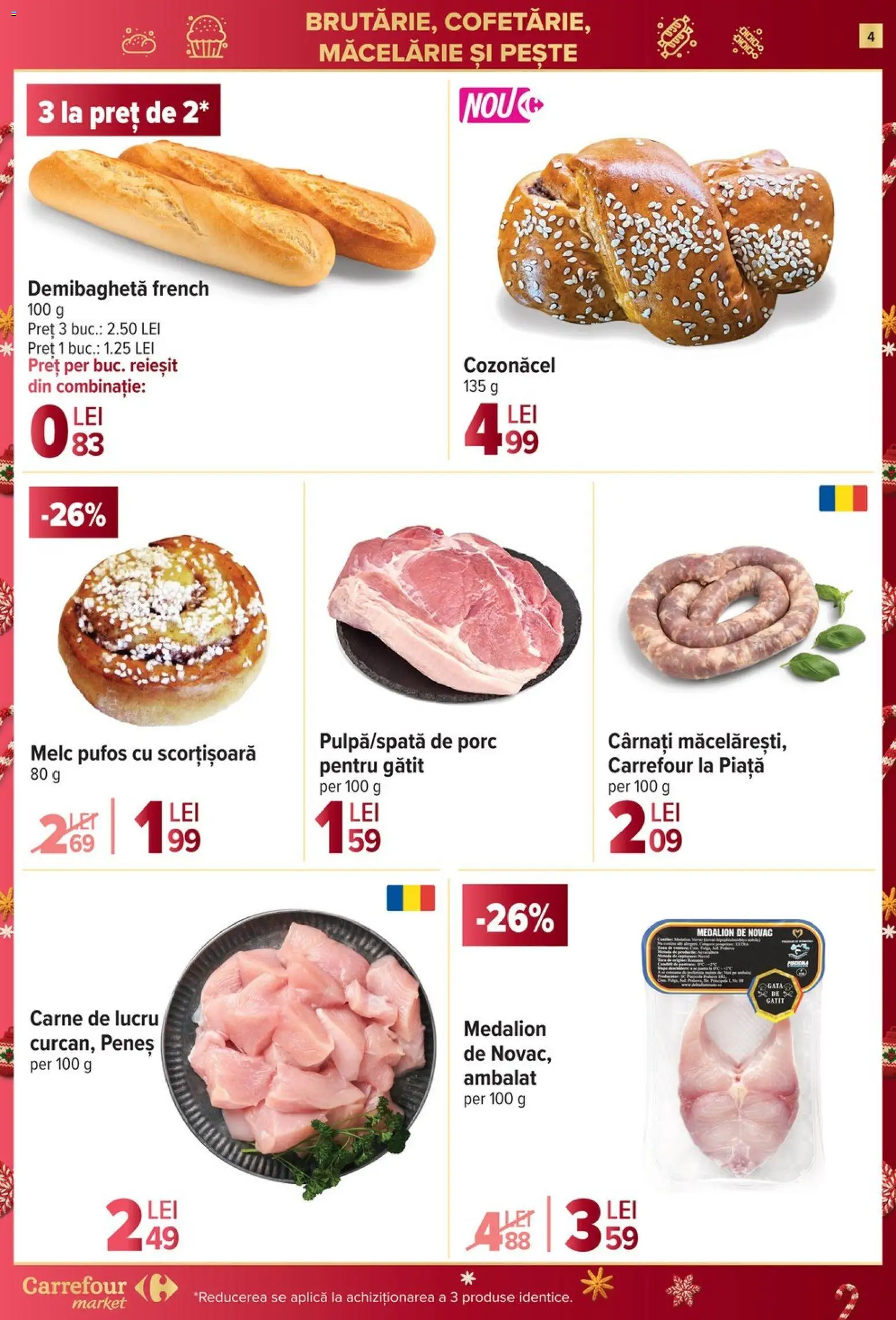 Noul catalog Carrefour – valabil de la 10.12.2025 | Pagină: 4 | Produse: Pește, Cârnați