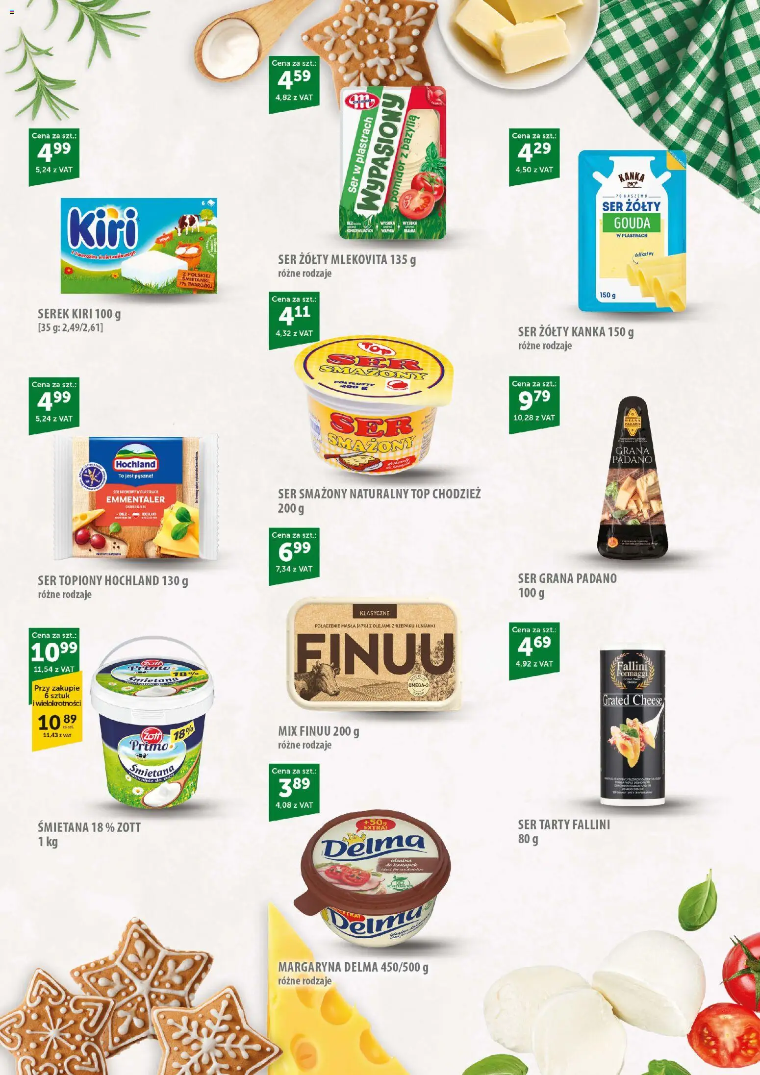 Eurocash Gazetka - Codziennie Potwierdzona Świeżość od 17.11.2025 | Strona: 4 | Produkty: Ser żółty, Grana padano, Ser grana padano, Margaryna