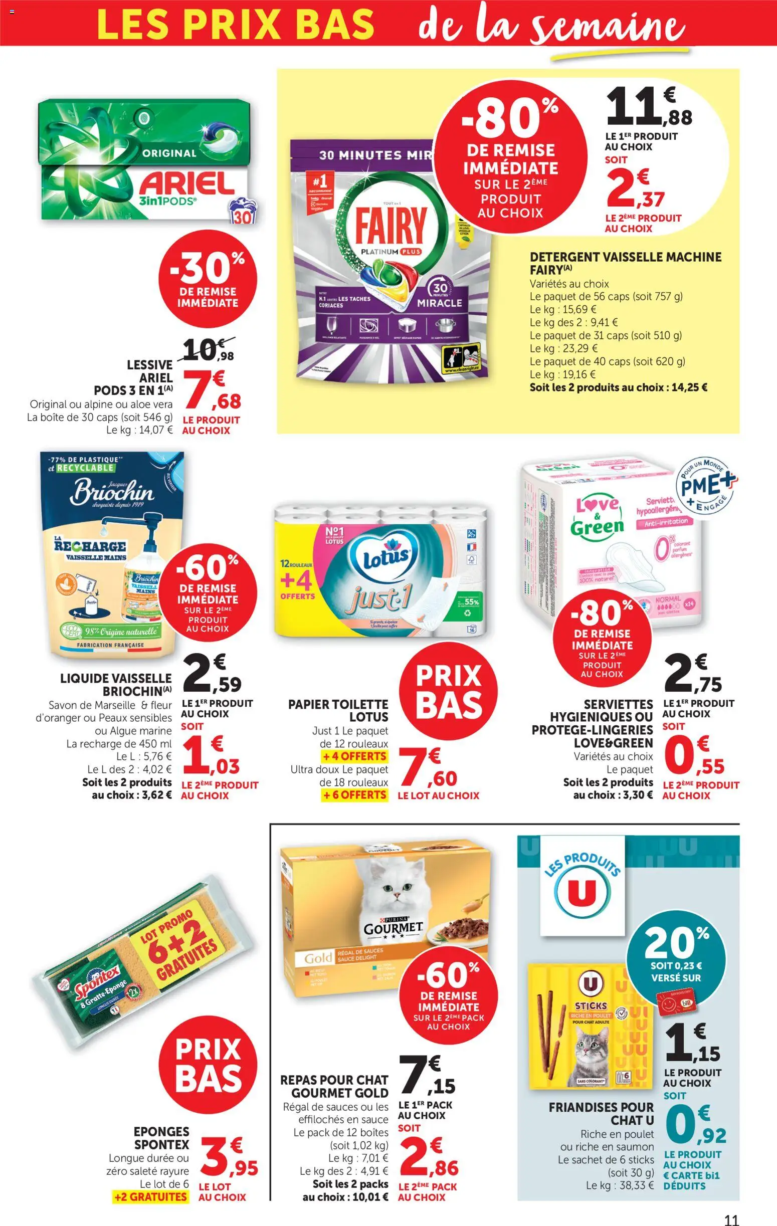 {H1} | Page: 11 | Produits: Citron, Fairy, Savon, Lessive