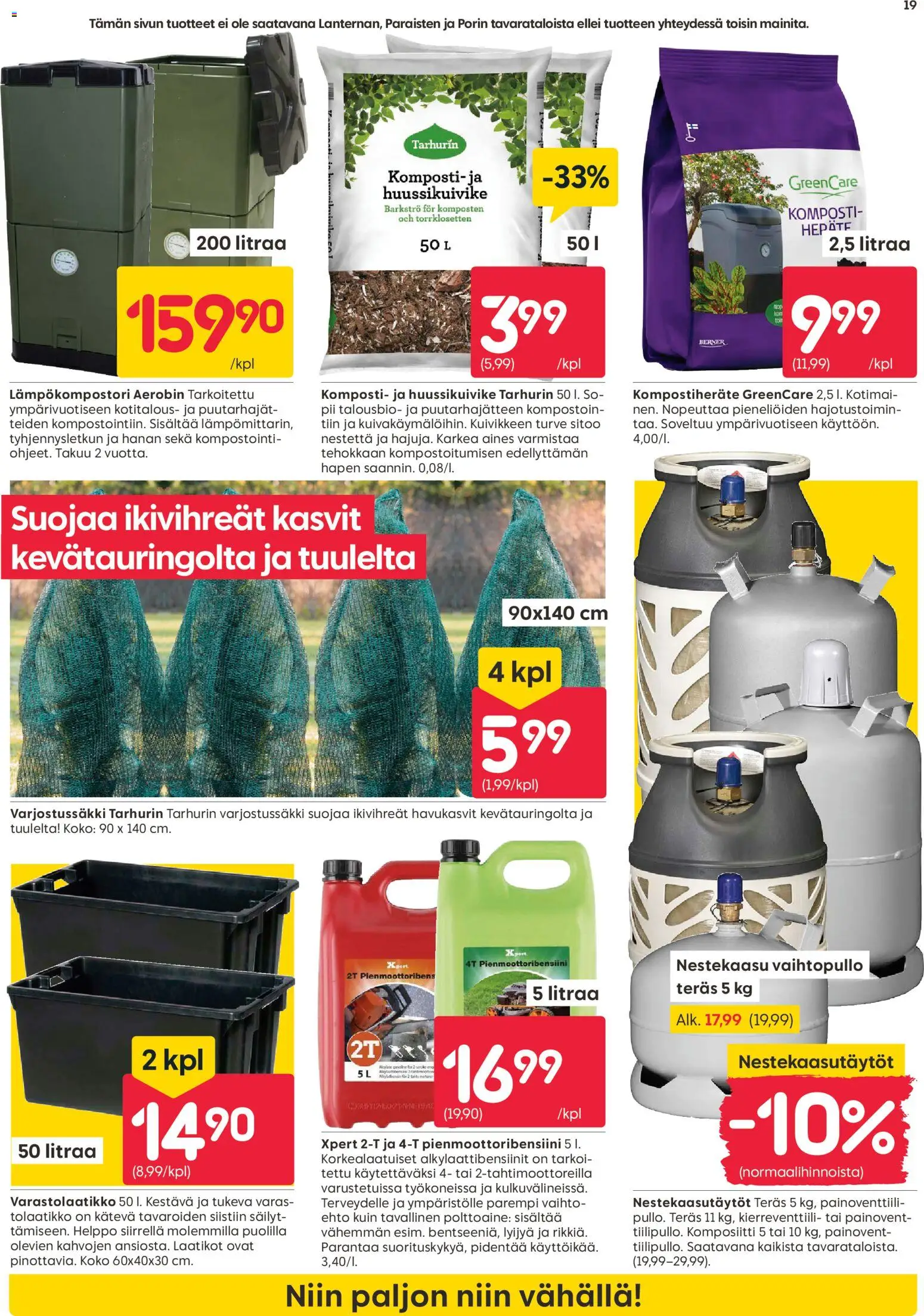 Rusta tarjoukset – voimassa 02.03.2026 alkaen | Sivu: 19 | Tuotteet: Komposti, Turve