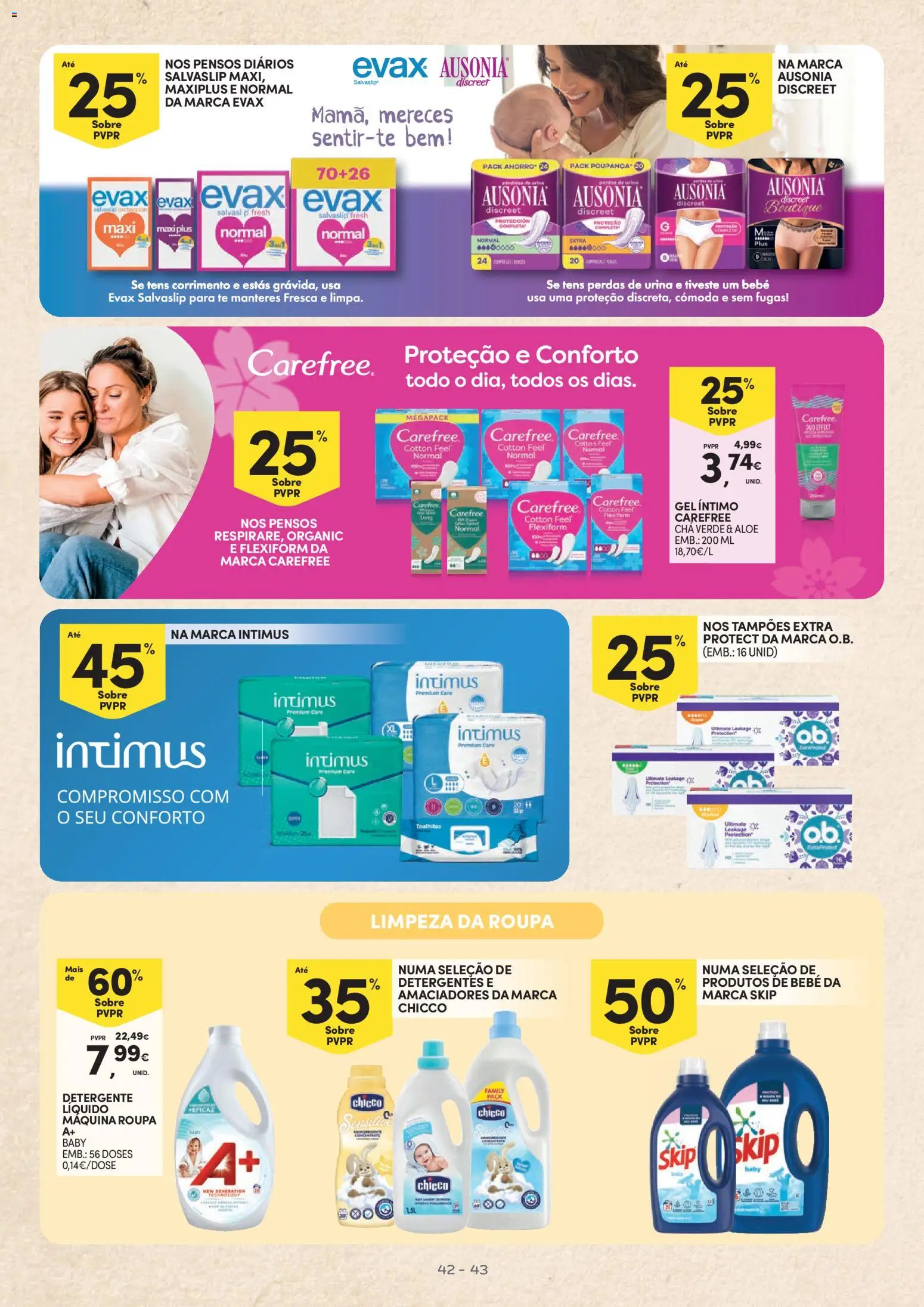 Continente - Bebé │ válido de 13.01.2026 | Página: 43 | Produtos: Detergente, Cómoda, Chá