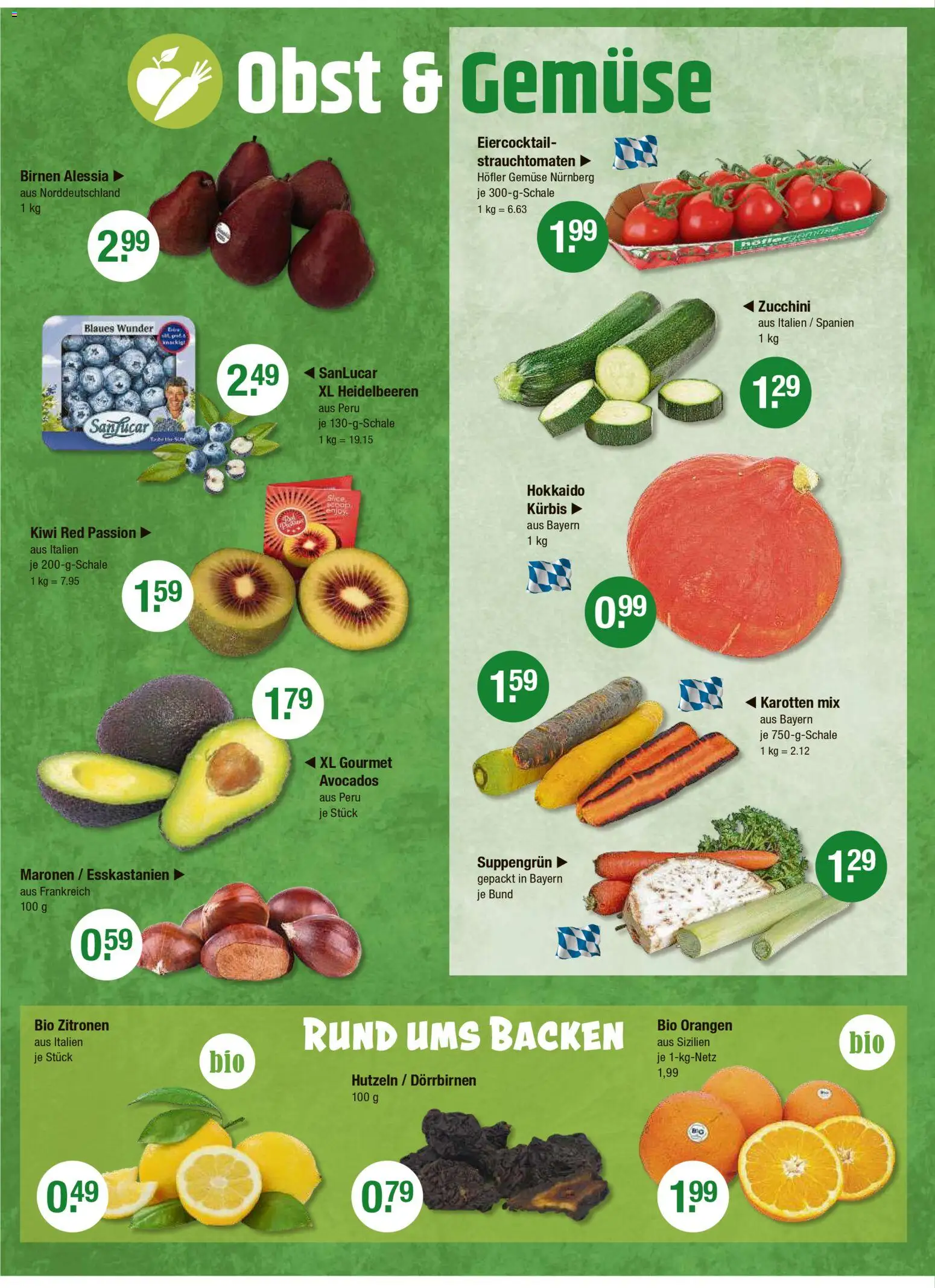 V-Markt - M&#252;nchen – gültig ab 13.11.2025 | Seite: 8 | Produkte: Gemüse, Obst, Kürbis, Kiwi