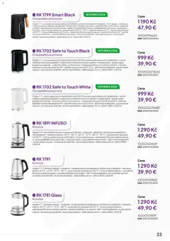 Expert elektro katalog - ECG - Malé domácí spotřebiče od 01.10.2024 | Strana: 23 | Produkty: Hodiny, Zelený čaj, Konvice, LED