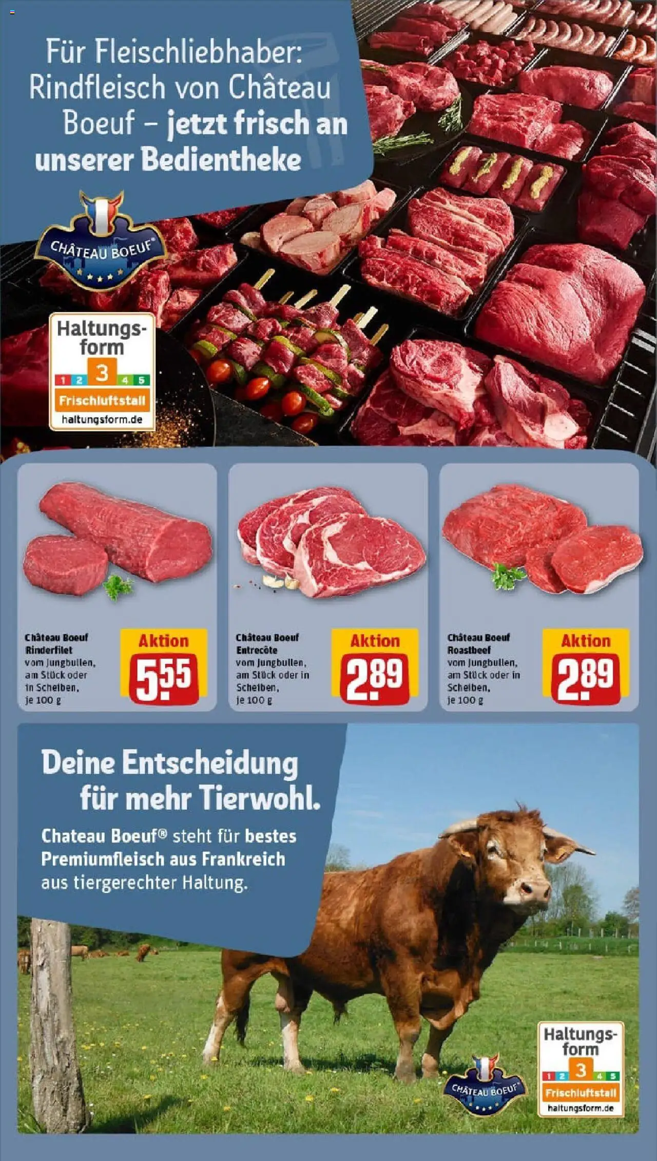 Rewe prospekt Borgentreich	 – gültig ab 21.09.2025 | Seite: 14 | Produkte: Rinderfilet, Roastbeef, Rindfleisch, Steak