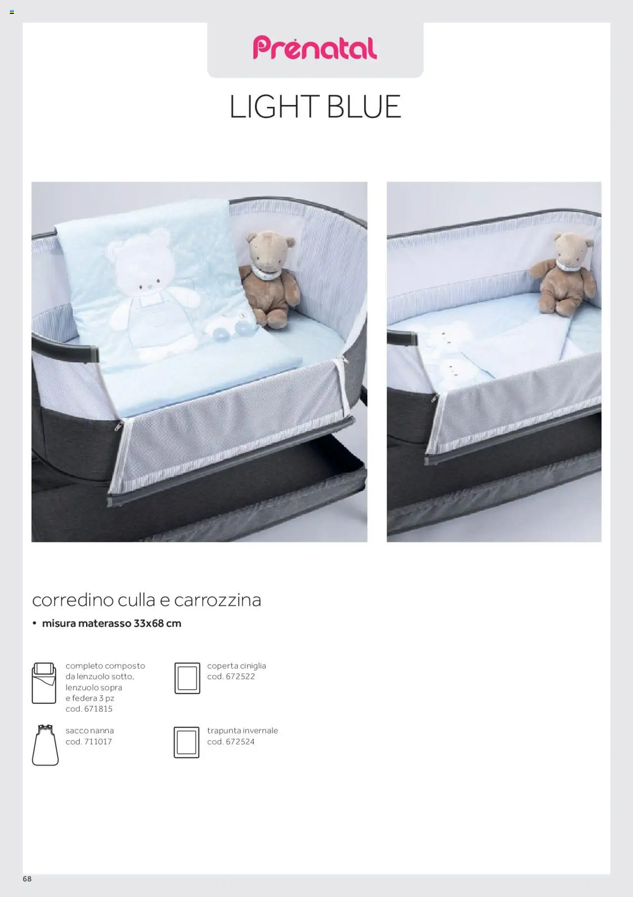Volantino Prenatal del 01.01.2025 | Pagina: 61 | Prodotti: Culla, Materasso, Coperta, Federa