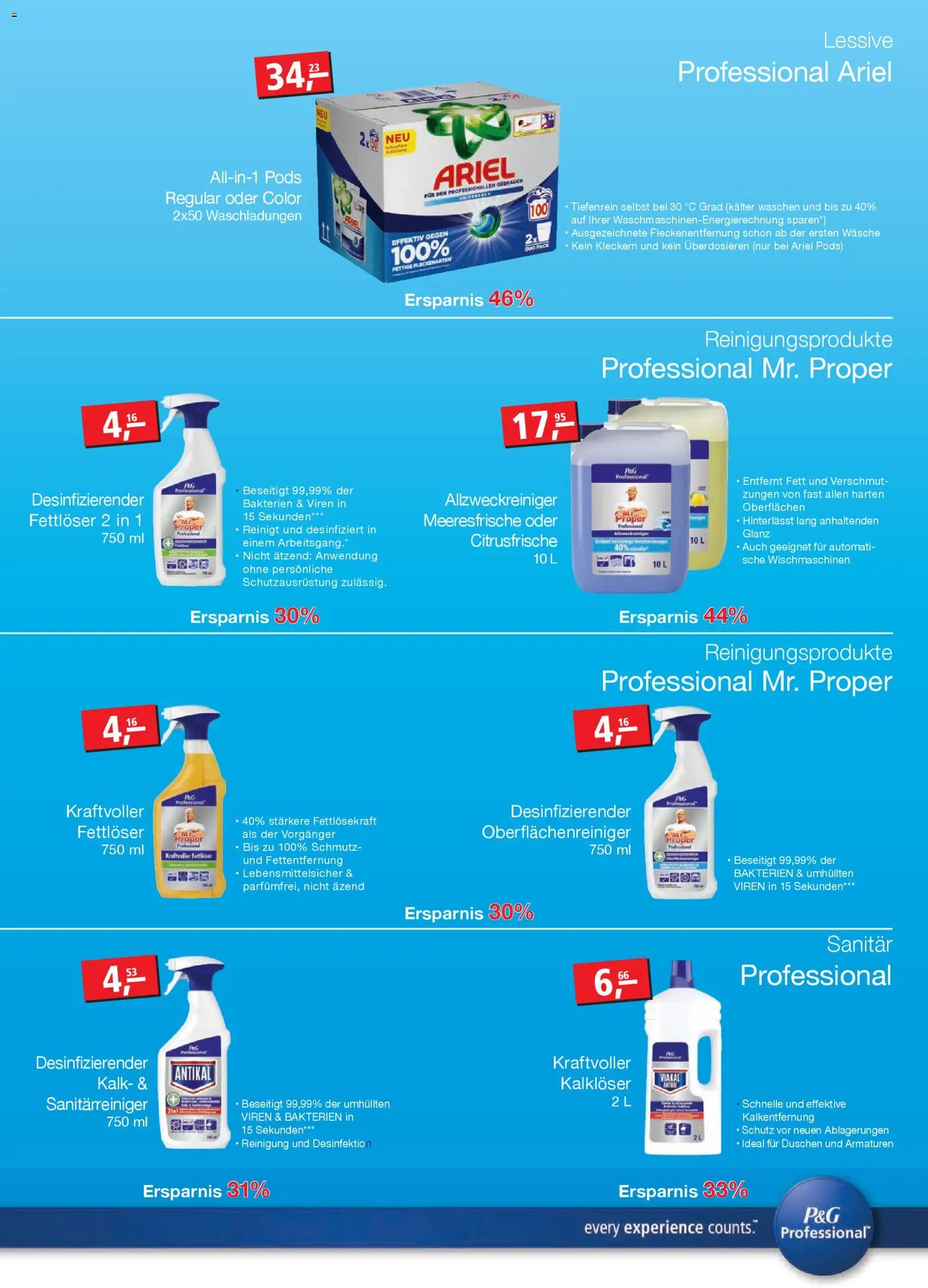 Aligro aktionen P&G Chavannes, Matran, Genf, Sitten – gültig ab 06.04.2026 | Seite: 3