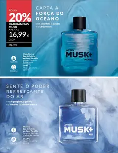 Musk Marine Eau de Toilette em Spray Para Ele, Hortela. Lavanda. Cardamomo. │ válido de 01.08.2025 | Página: 102 | Produtos: Eau de toilette