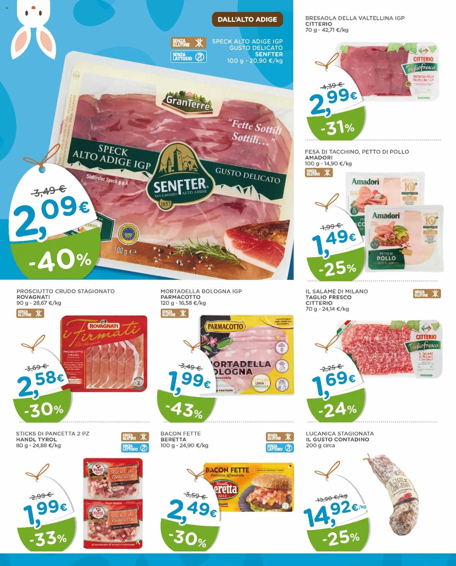 Volantino Poli del 25.03.2026 | Pagina: 18 | Prodotti: Speck, Petto di Pollo, Salame, Bresaola