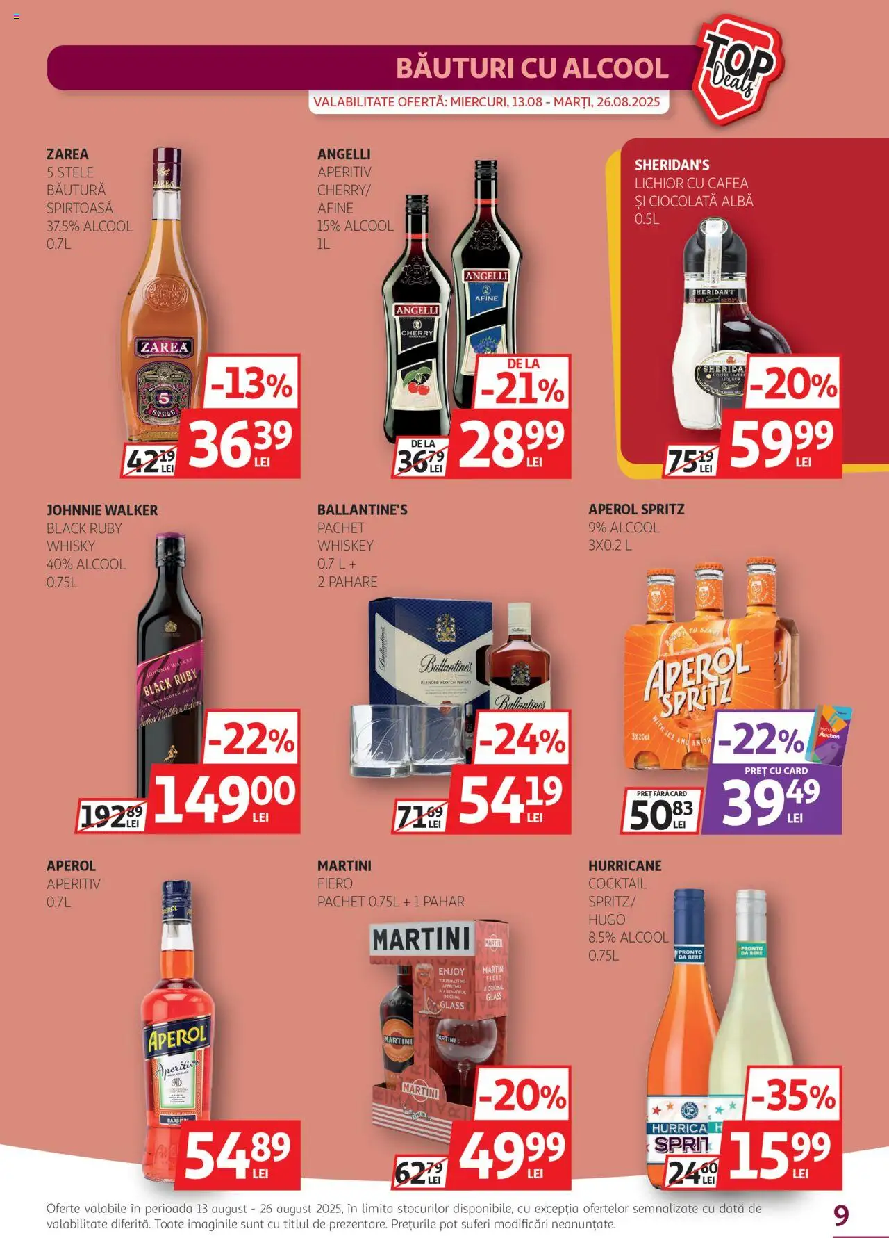 Catalog Auchan – valabil de la 13.08.2025 | Pagină: 9 | Produse: Afine, Pahare, Yulaf, Lichior