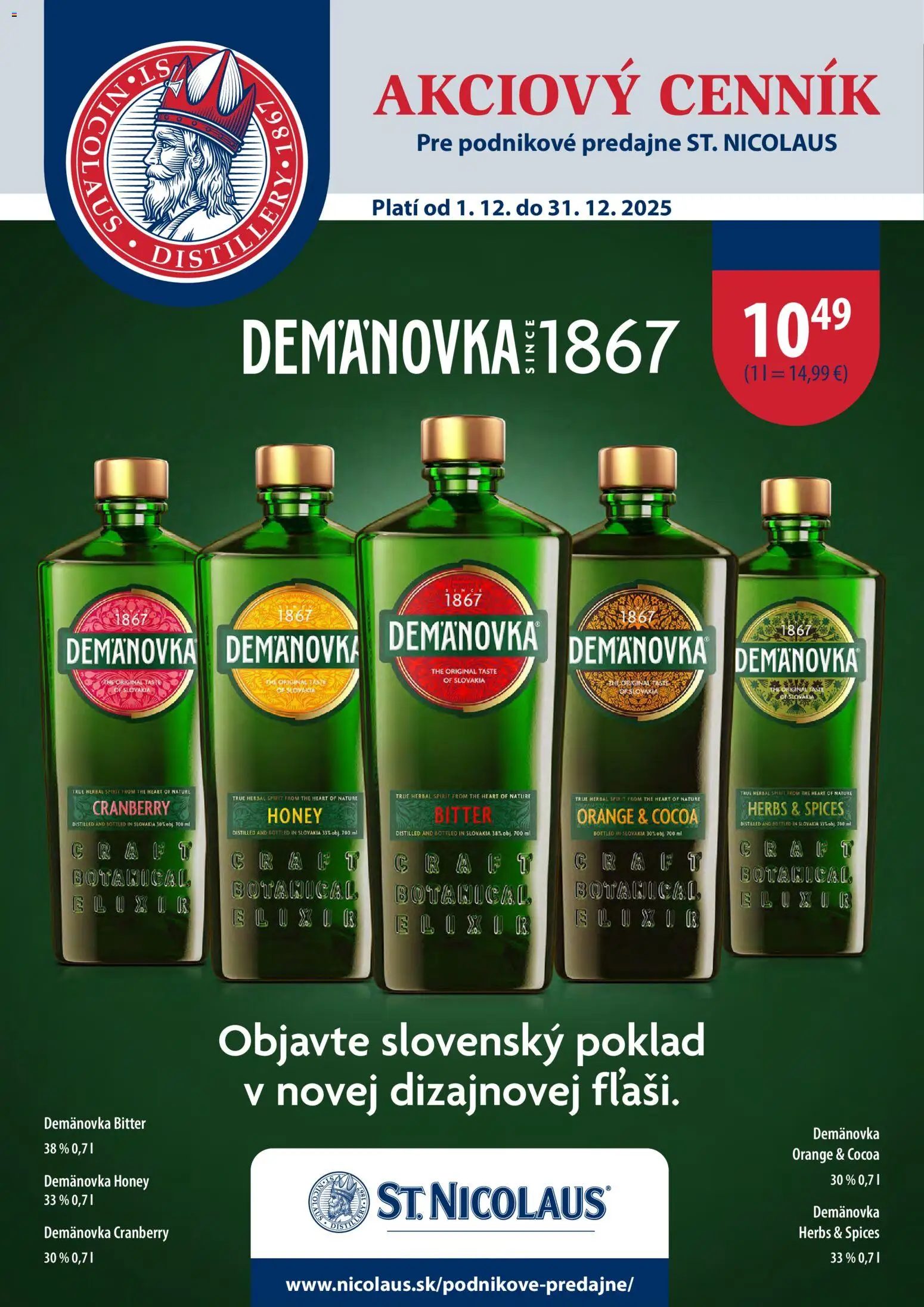 Nové St. Nicolaus akcie – leták je platný od 01.12.2025 | Strana: 1