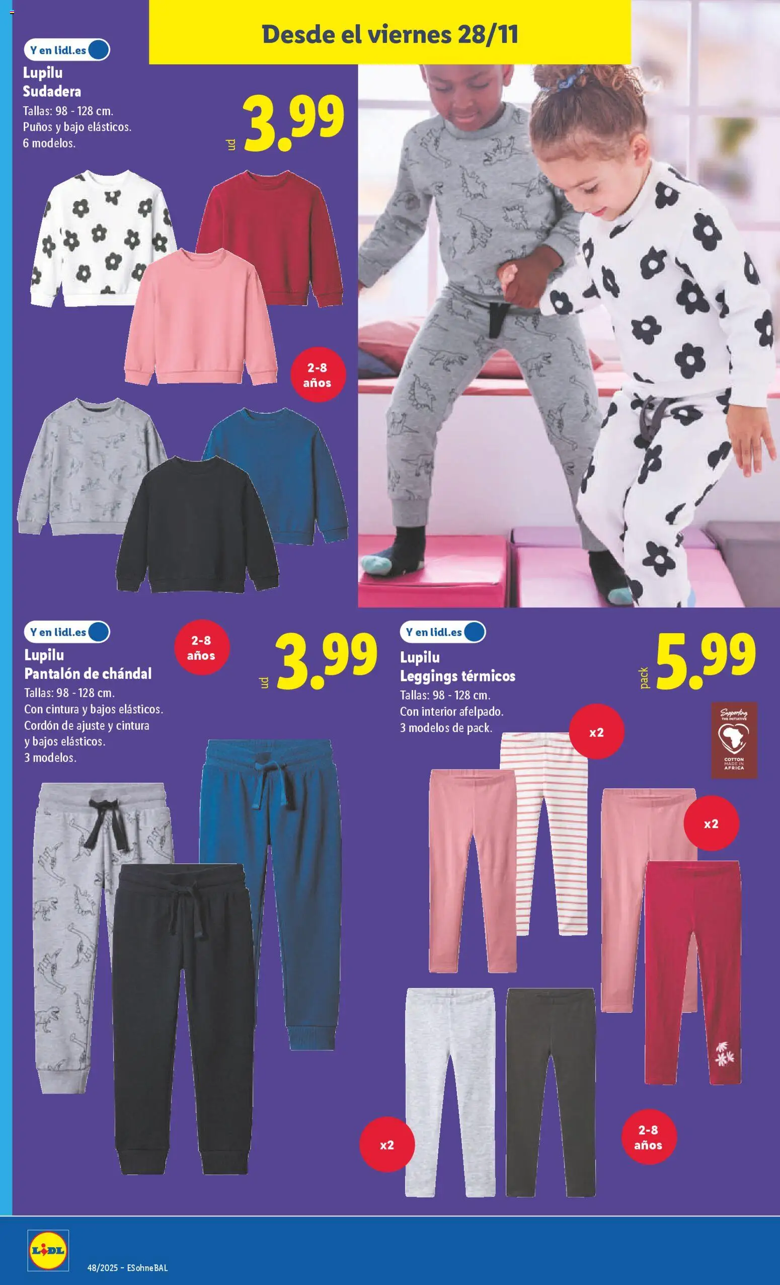 Lidl - Black Friday │ válido desde el 24.11.2025 | Página: 30 | Productos: Sudadera, Pantalón de chándal, Καστανή ζάχαρη
