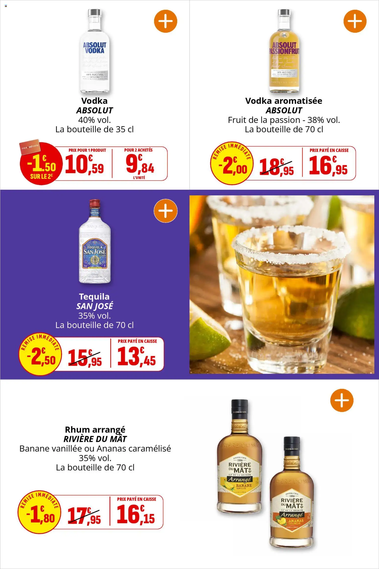 {H1} | Page: 33 | Produits: Vodka, Rhum, Tequila, Ananas