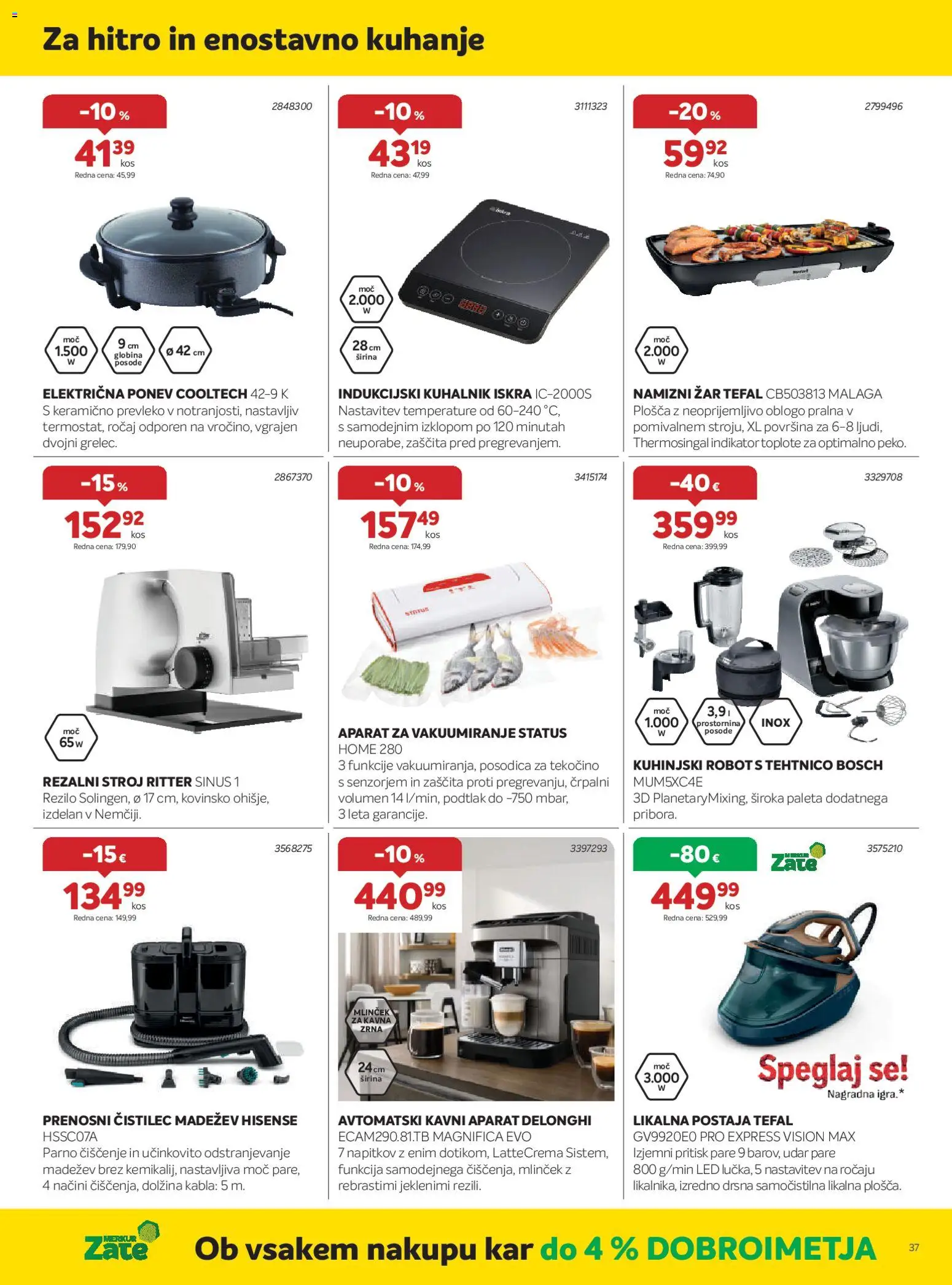 Novi Merkur katalog ponudbe – veljaven od 01.04.2026 | Stran: 37 | Izdelki: Igra, Zar, Kuhalnik, Grelec