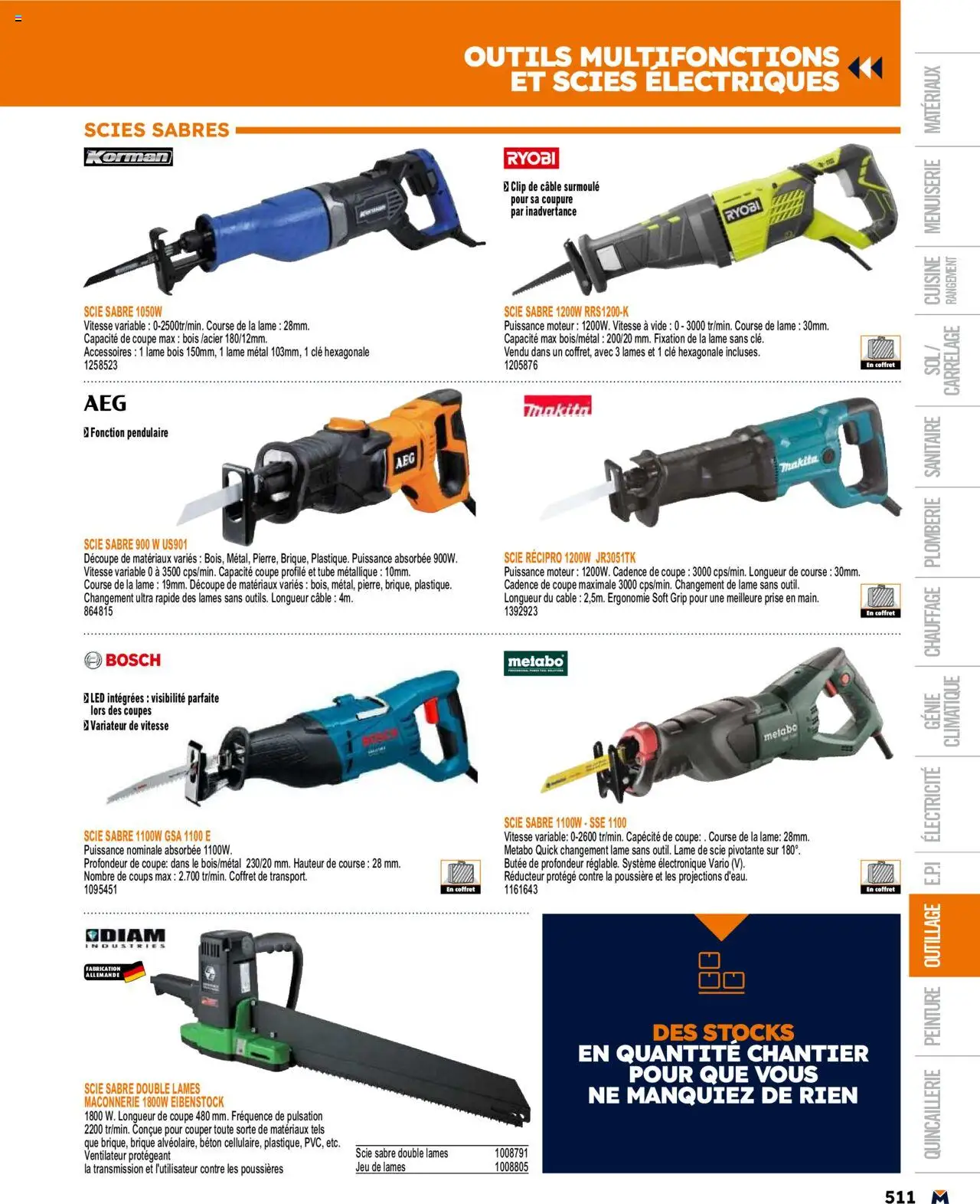 | Page: 511 | Produits: Câble, Clé, Ventilateur, Prise