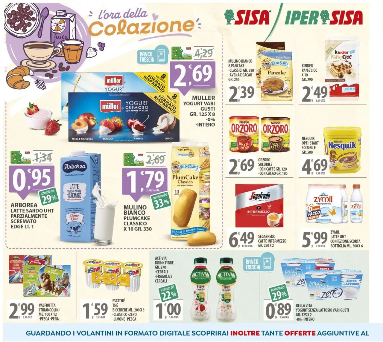 Volantino SISA del 12.09.2025 | Pagina: 8 | Prodotti: Caffè, Pesca, Cacao, Bottiglia