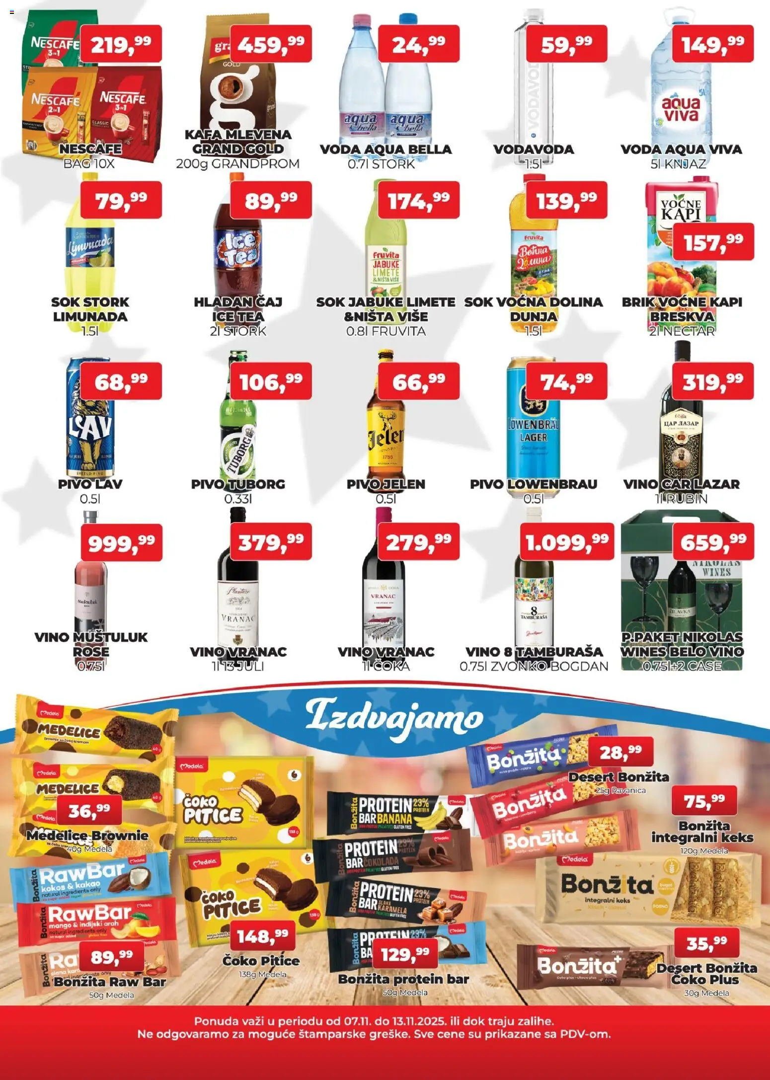Plus Cash & Carry katalog - važi od 07.11.2025 | Strana: 3 | Proizvode: Keks, Voda, Kafa, Breskva