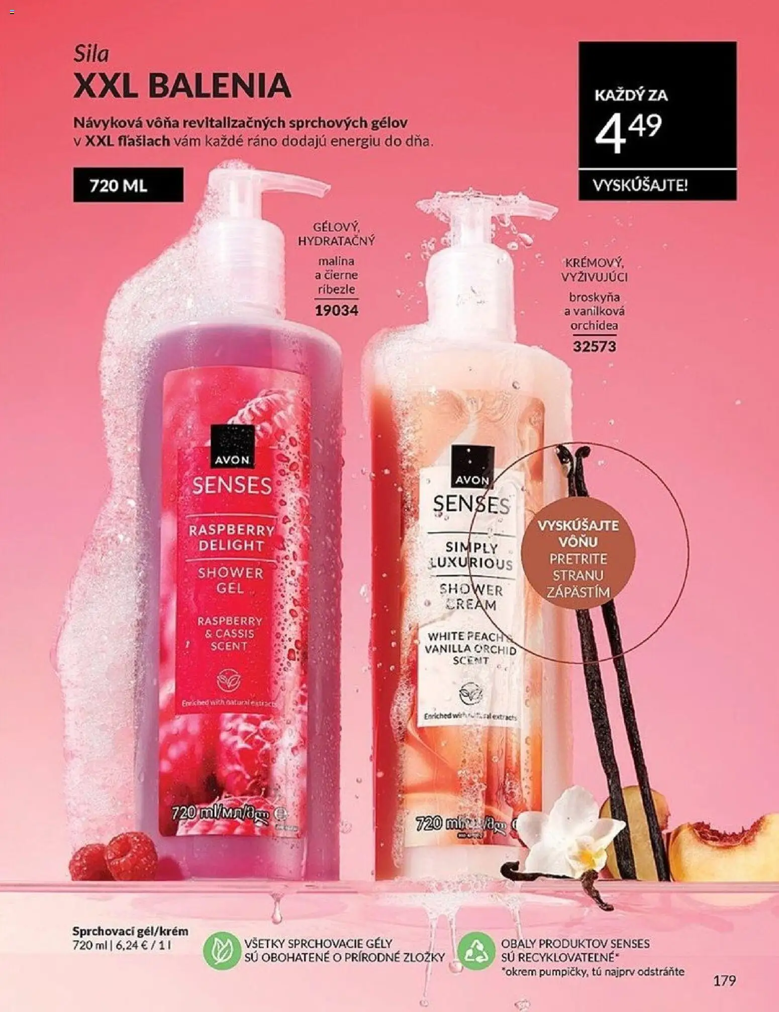 Nové Avon akcie – leták je platný od 01.01.2026 | Strana: 179 | Produkty: Ríbezle, Orchidea