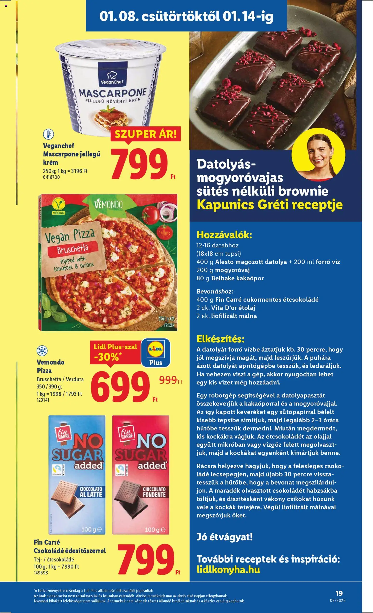 Lidl akciós ujság - amely érvényes a következő dátumtól: 08.01.2026 | Oldal: 19