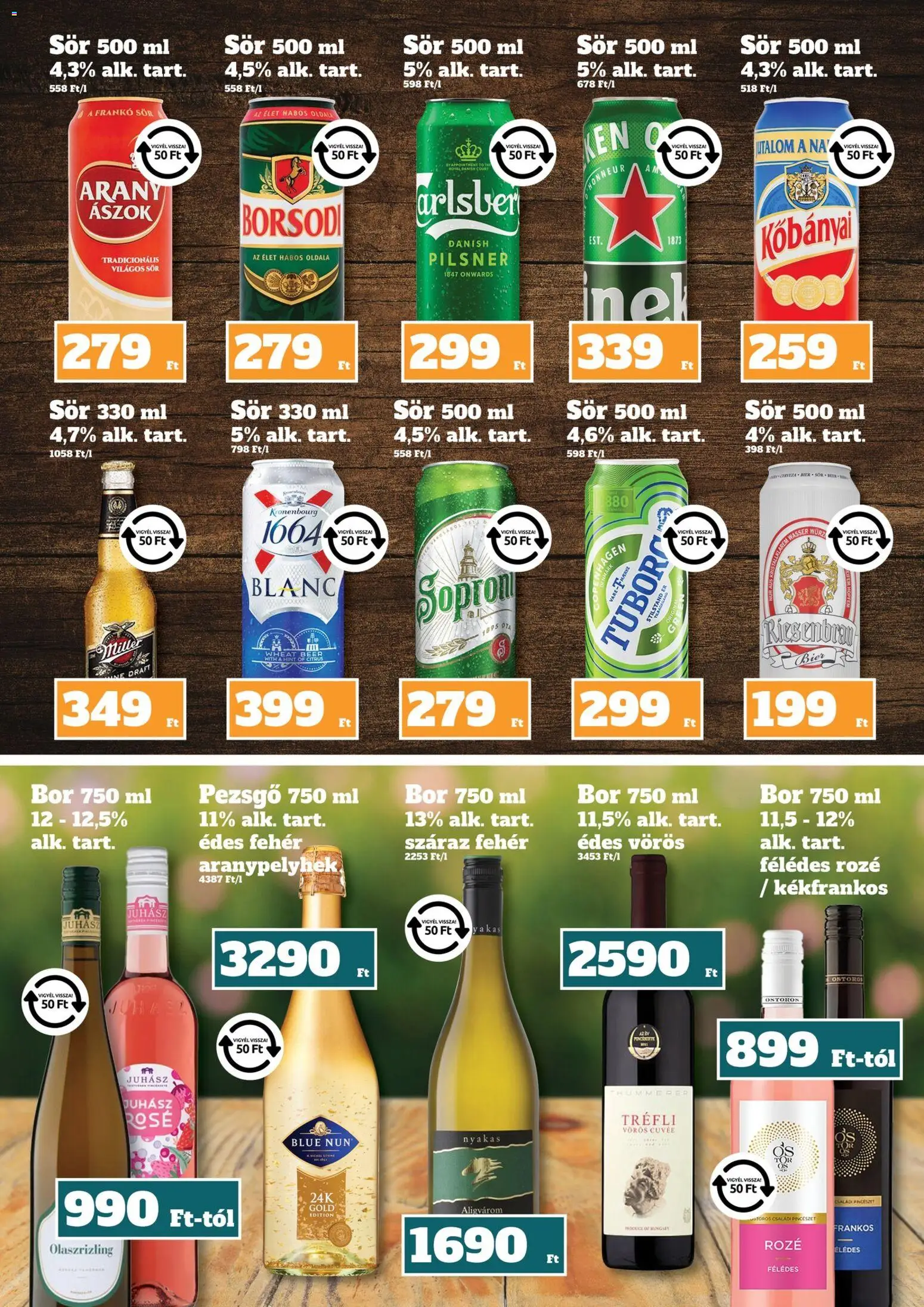 Family Diszkont akciós ujság - amely érvényes a következő dátumtól: 30.10.2025 | Oldal: 22 | Termékek: Pezsgő, Juhász rosé, Bor, Sör