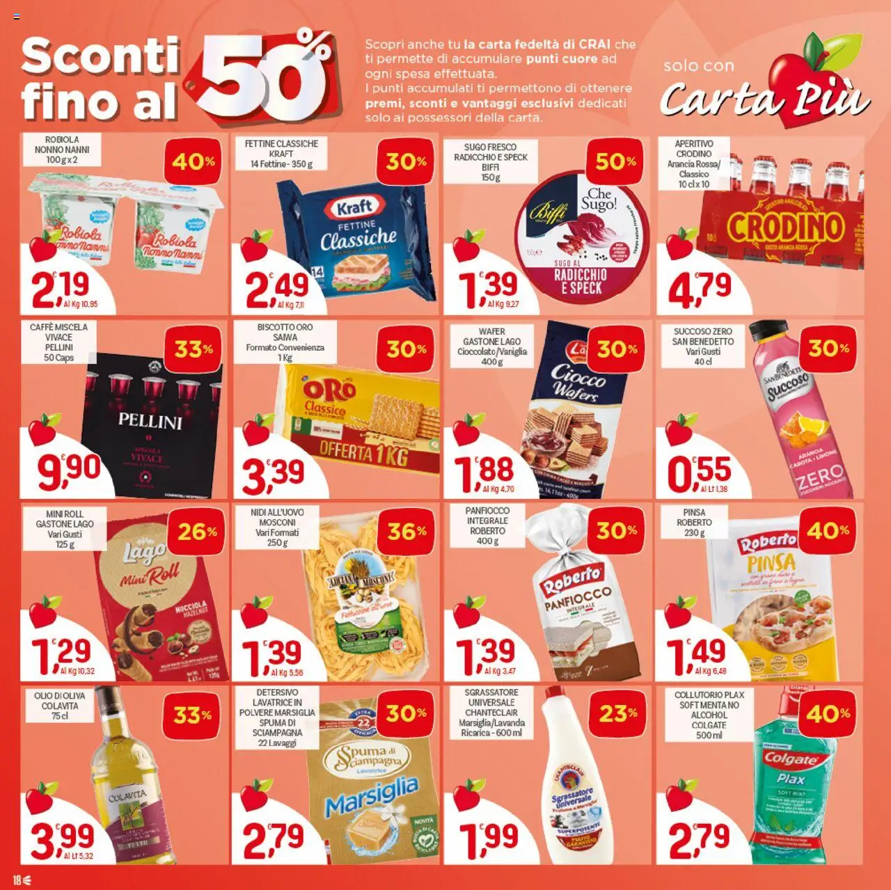 Volantino CRAI del 04.09.2025 | Pagina: 18 | Prodotti: Collutorio, Olio, Aperitivo, Olio di Oliva