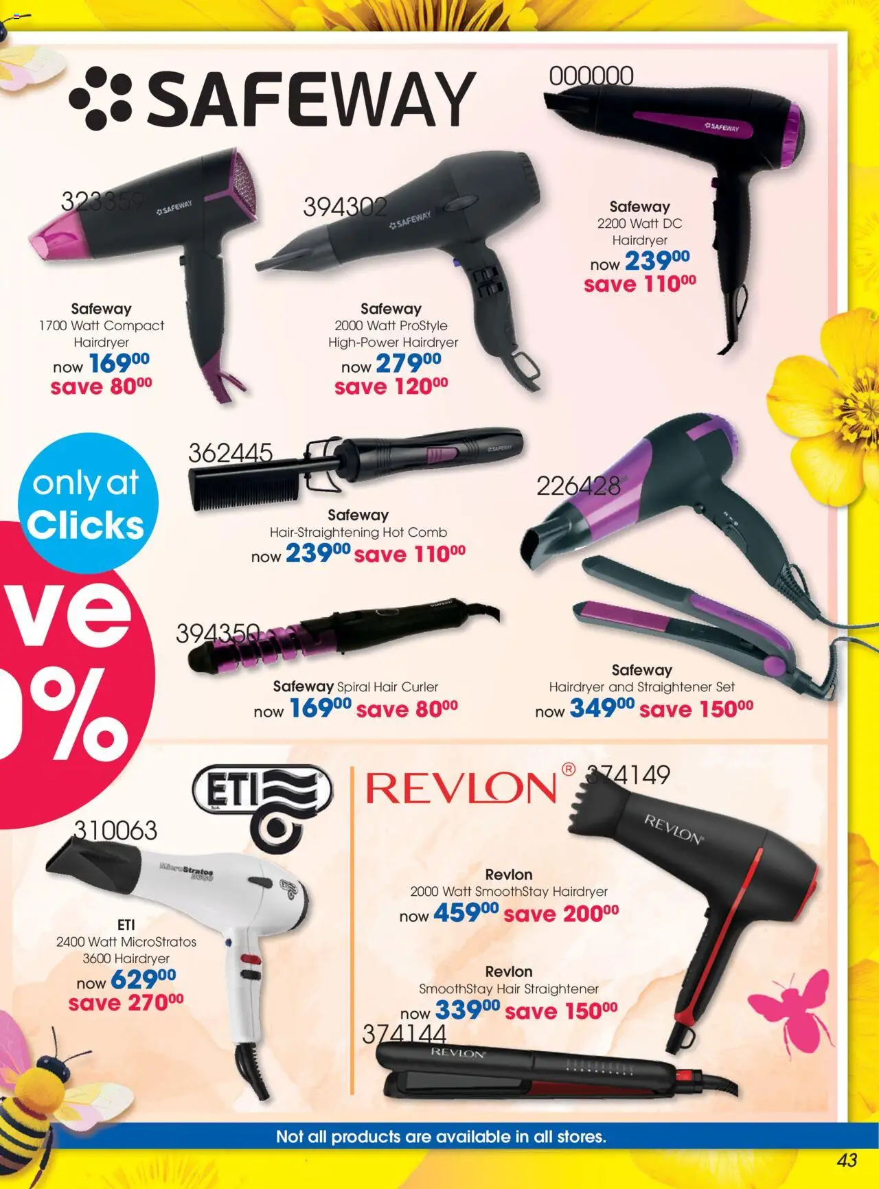 New Clicks catalogue – valid from 23.09.2025 | Page: 43 | Products: Hair straightener