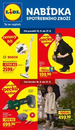 Náhled letáku Lidl - Leták - Spotřební zboží od 15.09.2025