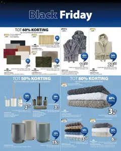 JYSK - Black Friday - Voorbeeld van een folder van JYSK, geldig van 24.11.2025 | Pagina: 4 | Producten: Badjas, Dienblad, Badmat, Tandenborstelhouder