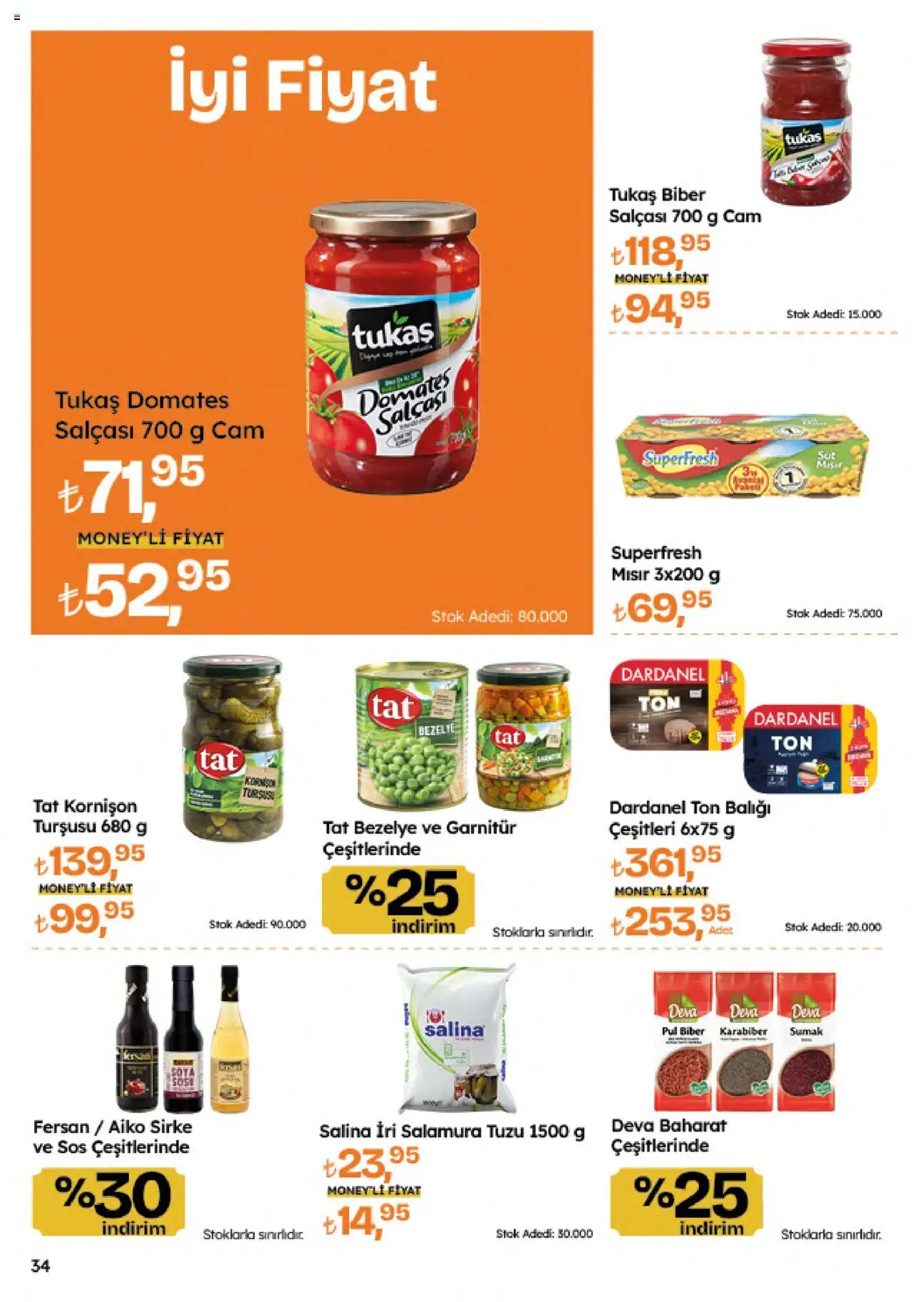 Migros Katalog - 5M Migroskop Dijital - 07.08.2025 tarihinden itibaren geçerlidir | Sayfa: 34 | Ürünler: Baharat, Sos, Biber, Mısır