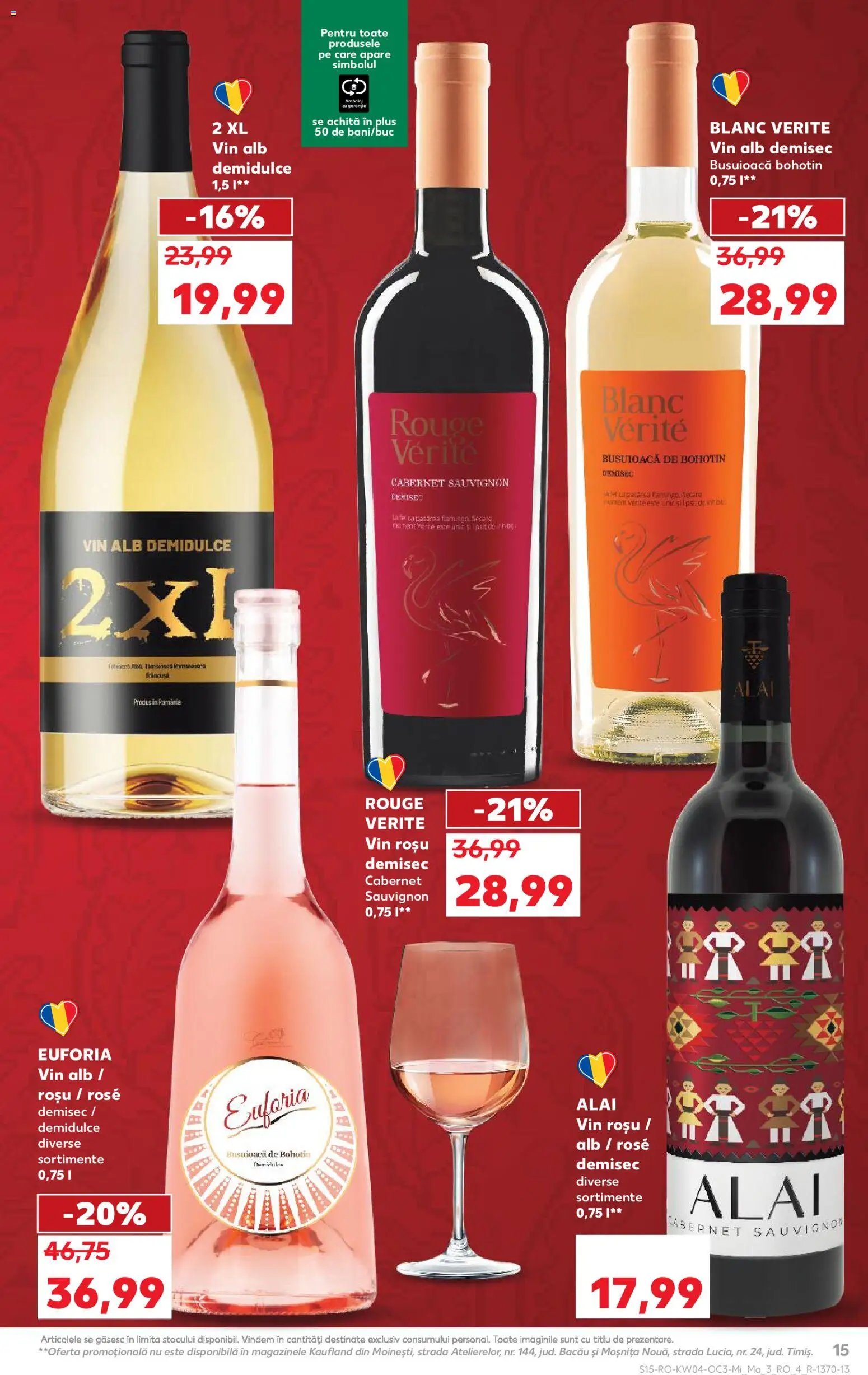 Noul catalog Kaufland – valabil de la 21.01.2026 | Pagină: 15 | Produse: Vin