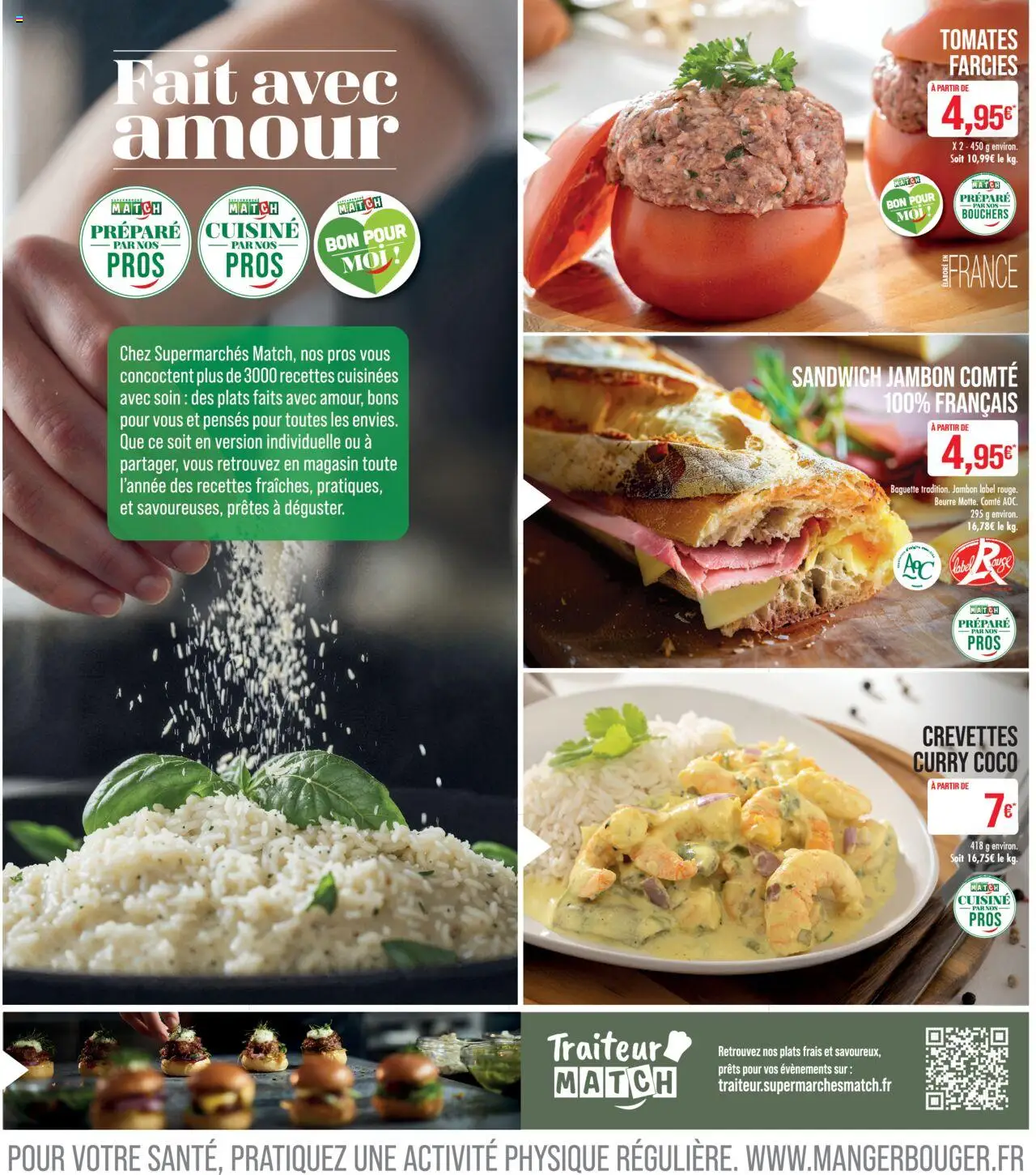  | Page: 3 | Produits: Crevettes, Curry, Jambon, Tomates