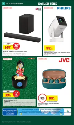 Intermarché - Prévisualisation de Intermarché catalogue semaine 52 valide à partir de 23.12.2025 | Page: 38 | Produits: Réveil, Câble, Enceinte, Diffuseur