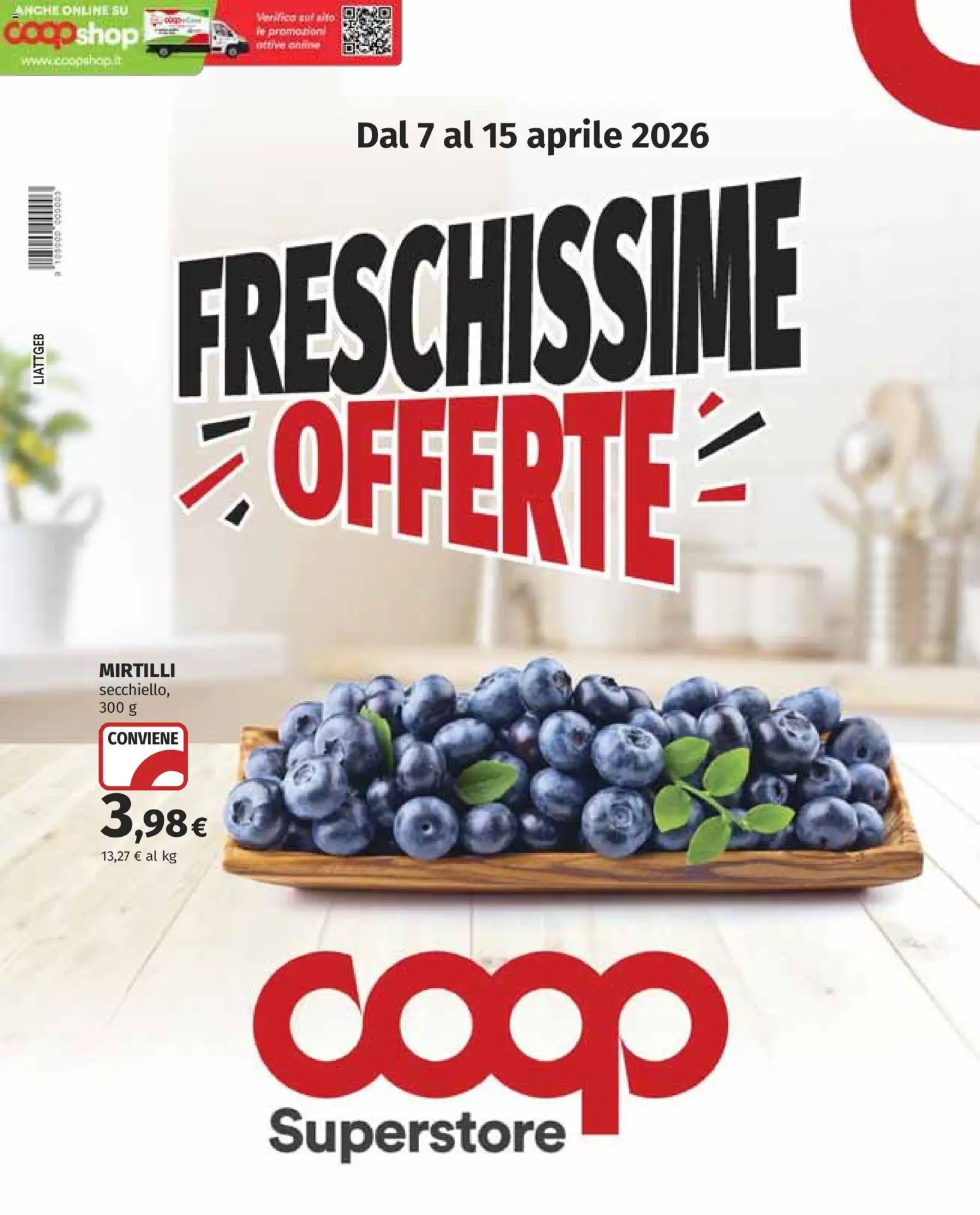 Volantino COOP del 07.04.2026 | Pagina: 1 | Prodotti: Mirtilli